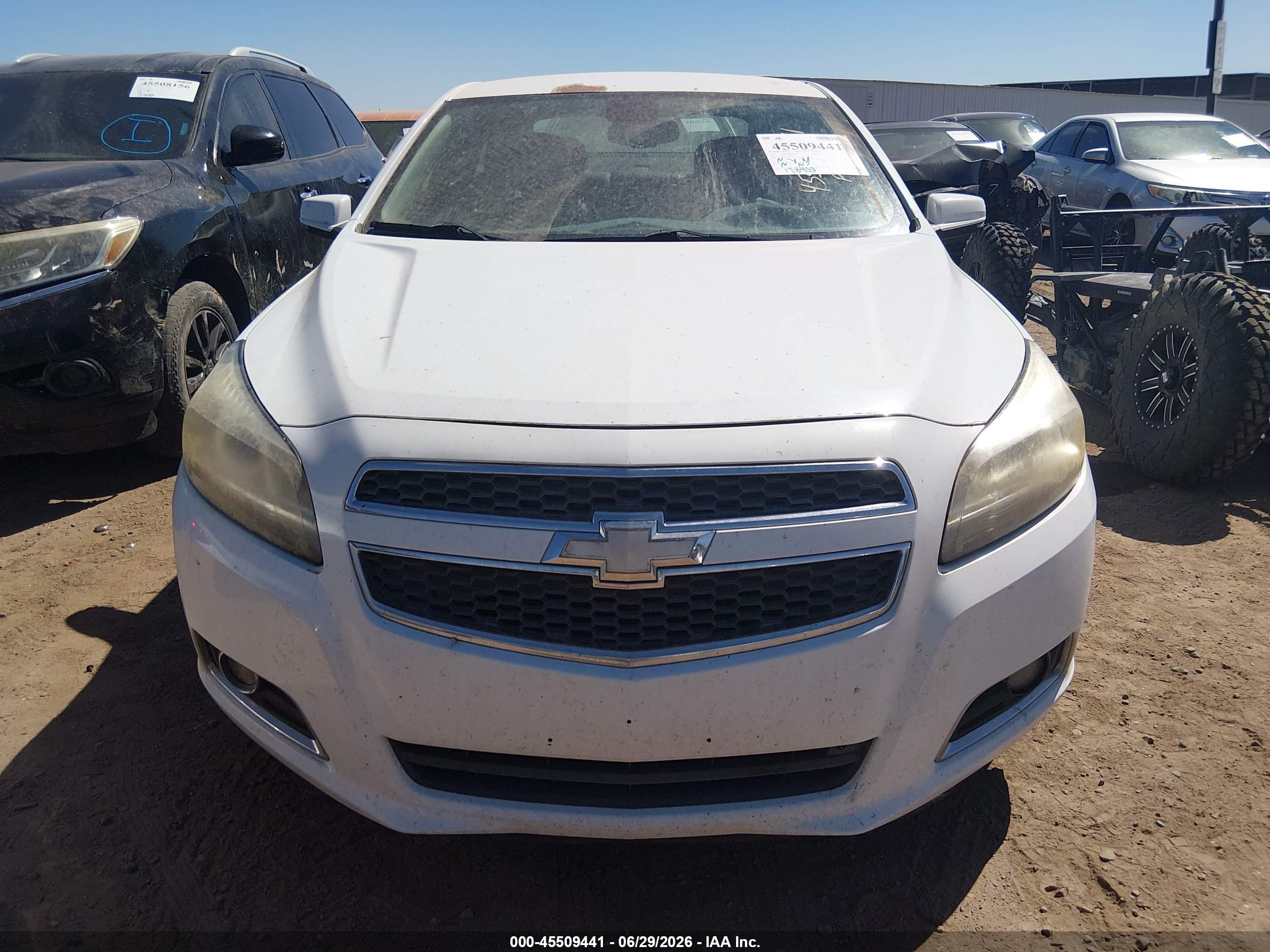 2013 Chevrolet Malibu 2lt White vin: 1G11E5SA3DF268383