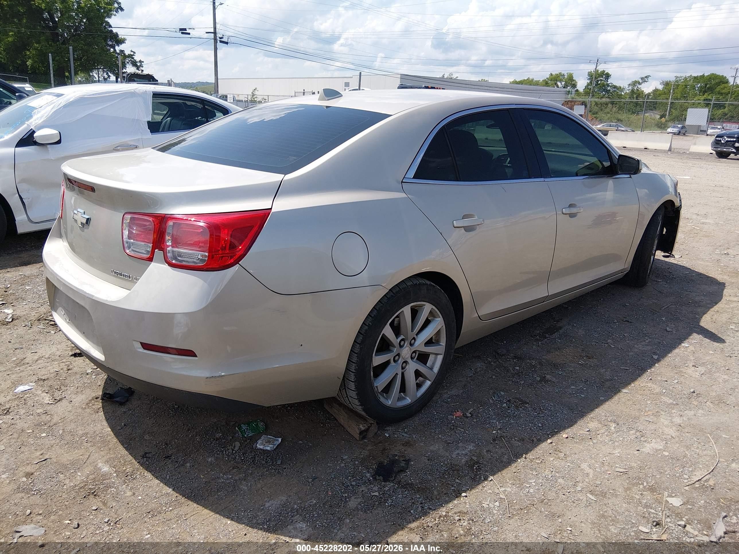 2013 Chevrolet Malibu 2lt Gold vin: 1G11E5SA3DF272207