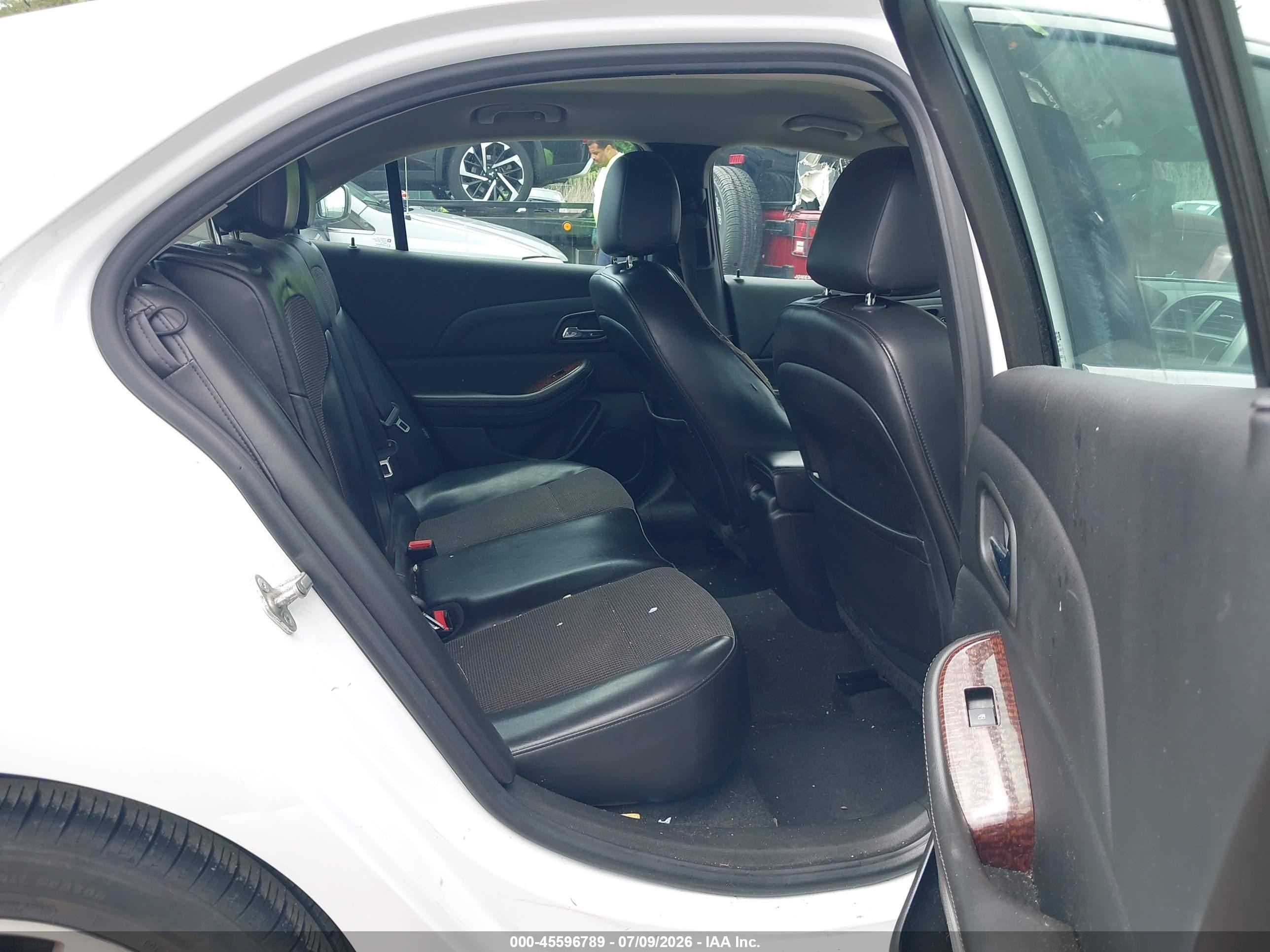 2013 Chevrolet Malibu 2lt White vin: 1G11E5SA3DU137496