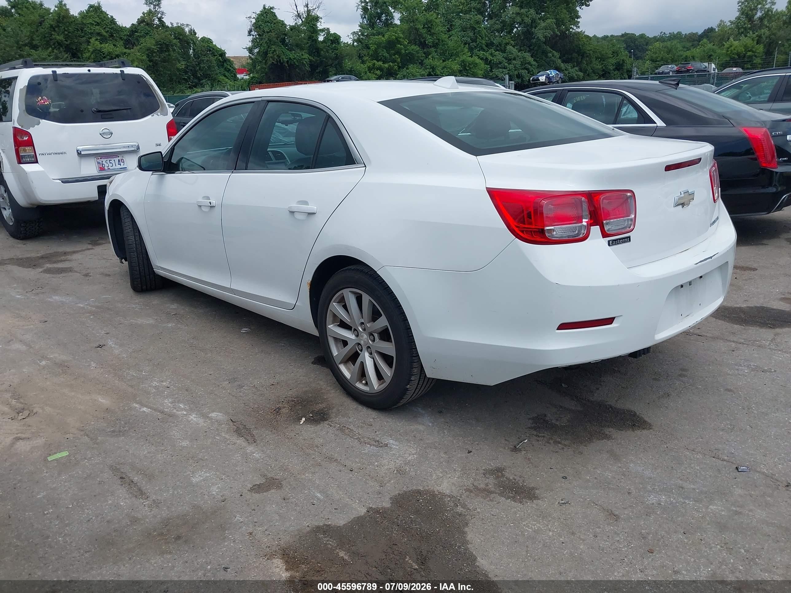 2013 Chevrolet Malibu 2lt White vin: 1G11E5SA3DU137496