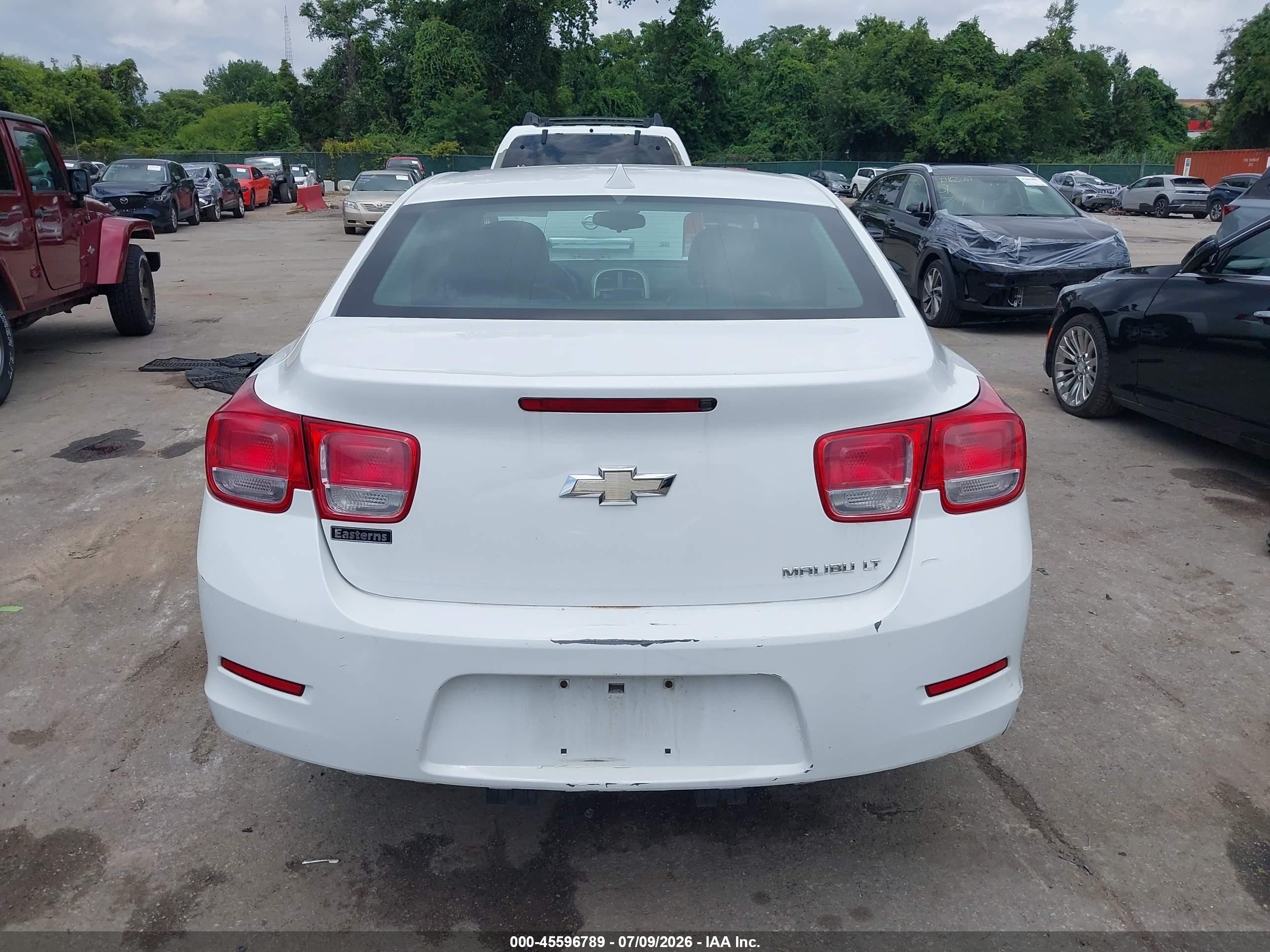2013 Chevrolet Malibu 2lt White vin: 1G11E5SA3DU137496