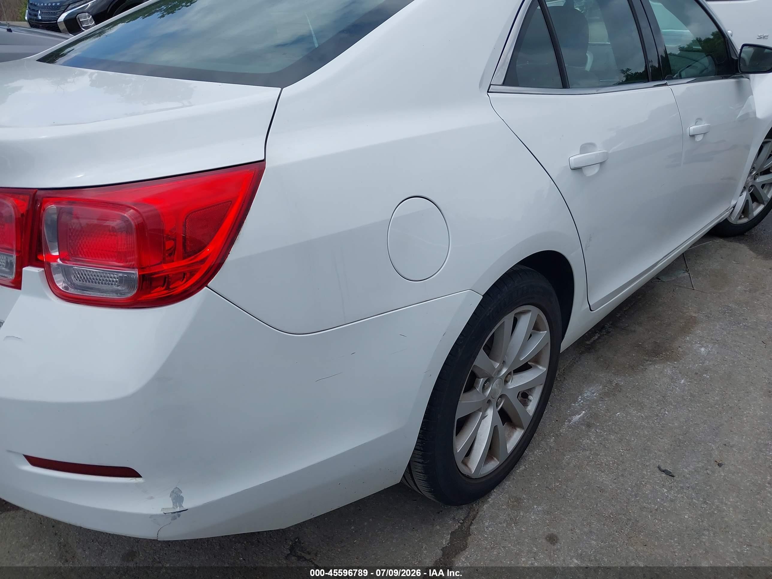 2013 Chevrolet Malibu 2lt White vin: 1G11E5SA3DU137496