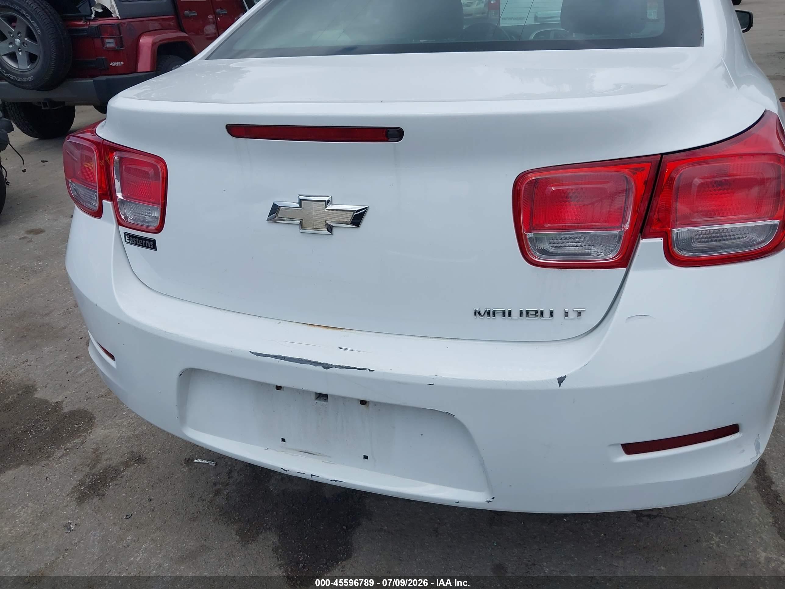 2013 Chevrolet Malibu 2lt White vin: 1G11E5SA3DU137496