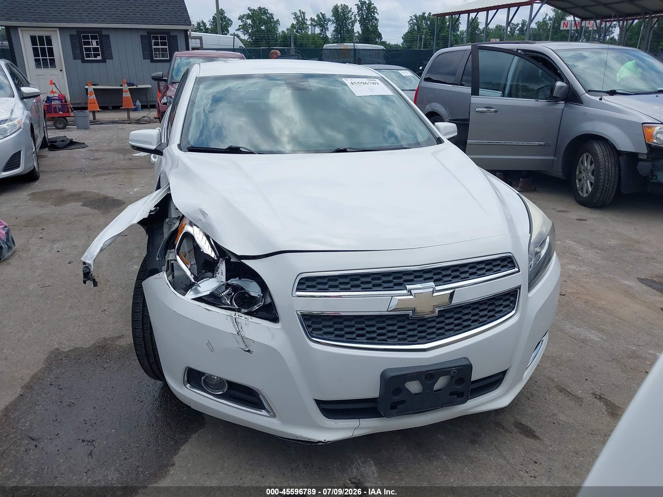 2013 Chevrolet Malibu 2lt White vin: 1G11E5SA3DU137496