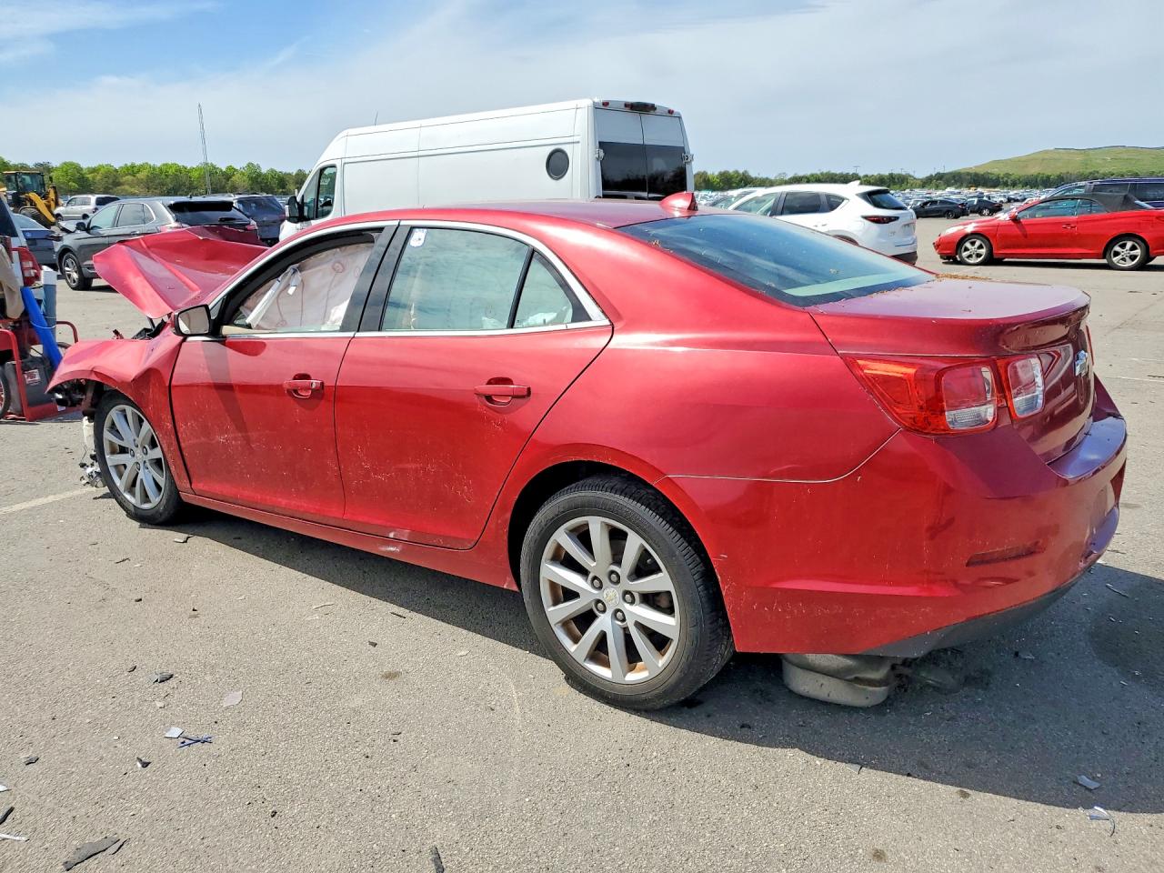 2013 Chevrolet Malibu 2lt Maroon vin: 1G11E5SA3DU148675
