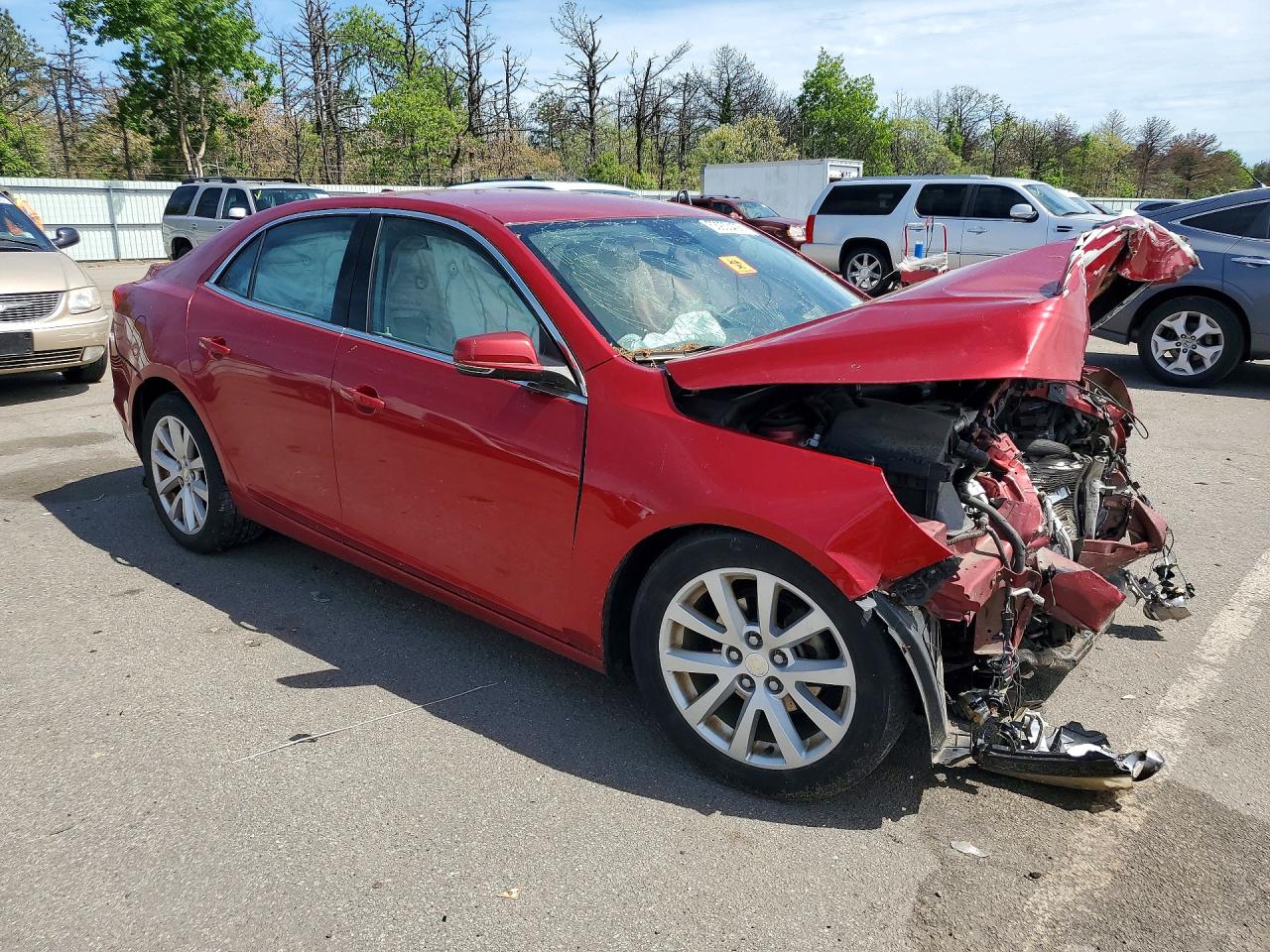 2013 Chevrolet Malibu 2lt Maroon vin: 1G11E5SA3DU148675