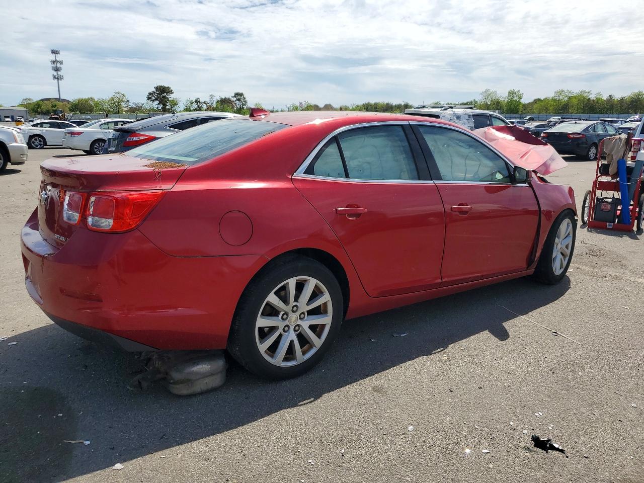 2013 Chevrolet Malibu 2lt Maroon vin: 1G11E5SA3DU148675