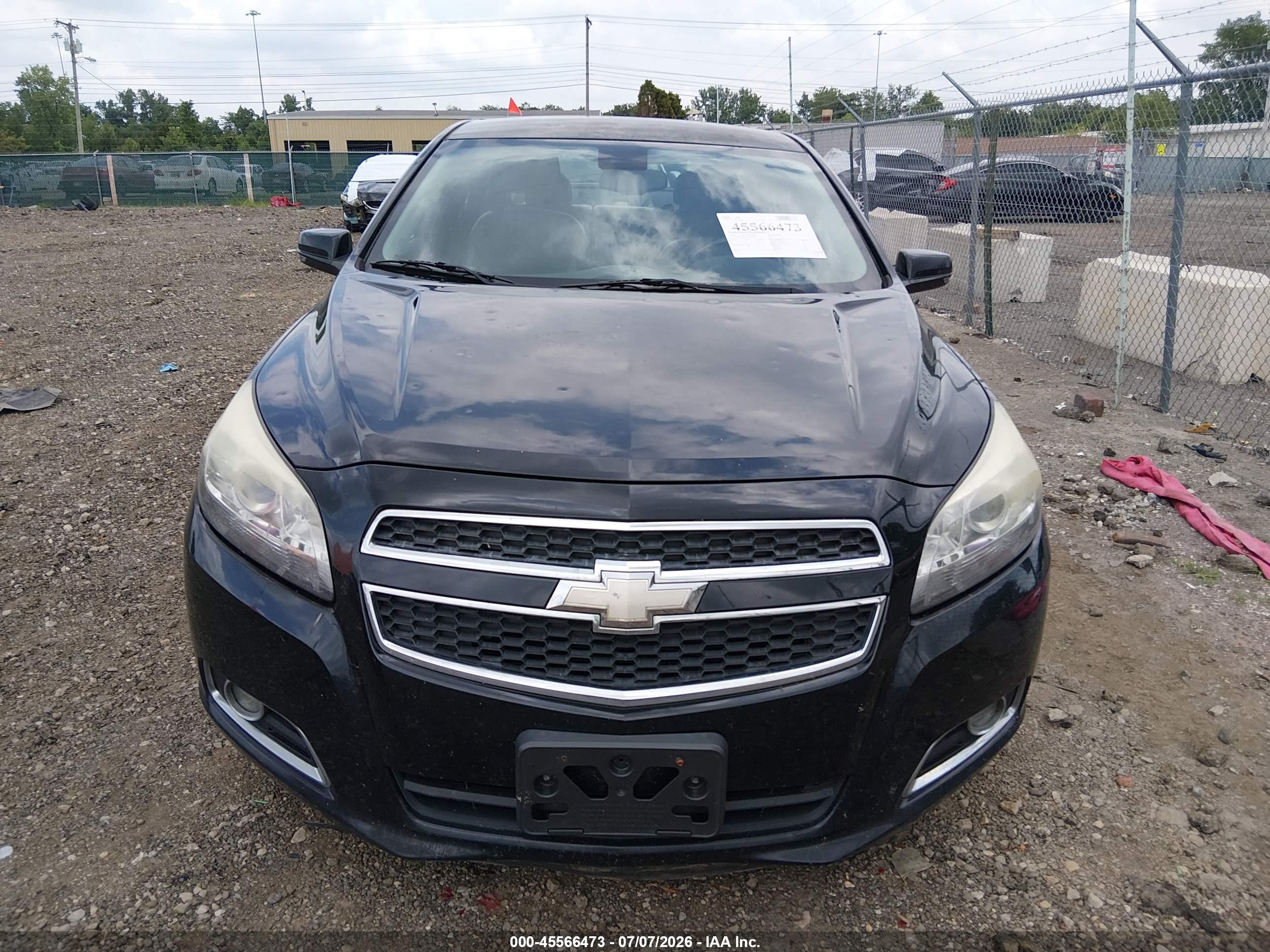 2013 Chevrolet Malibu 2lt Black vin: 1G11E5SA4DU106242