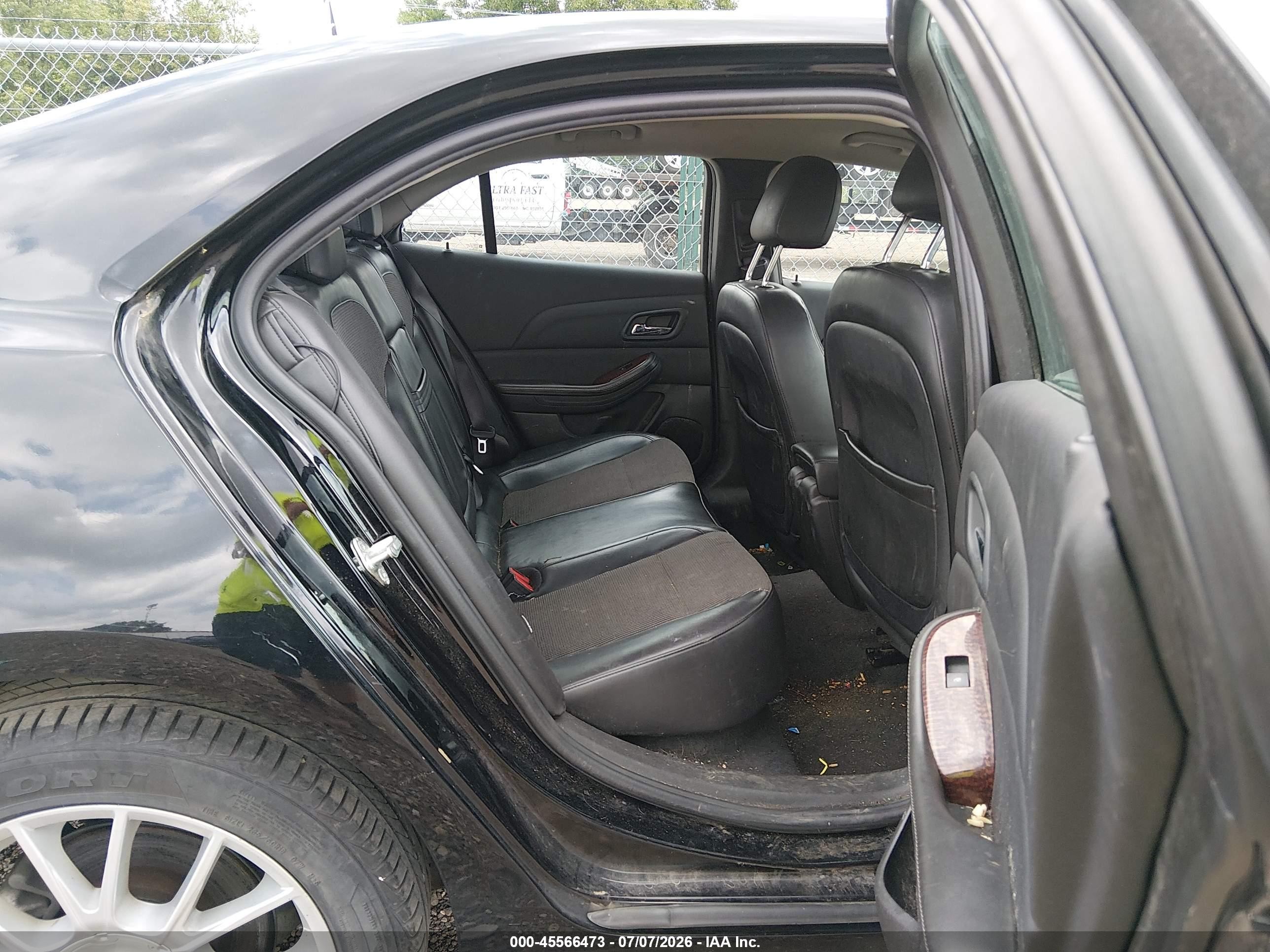 2013 Chevrolet Malibu 2lt Black vin: 1G11E5SA4DU106242