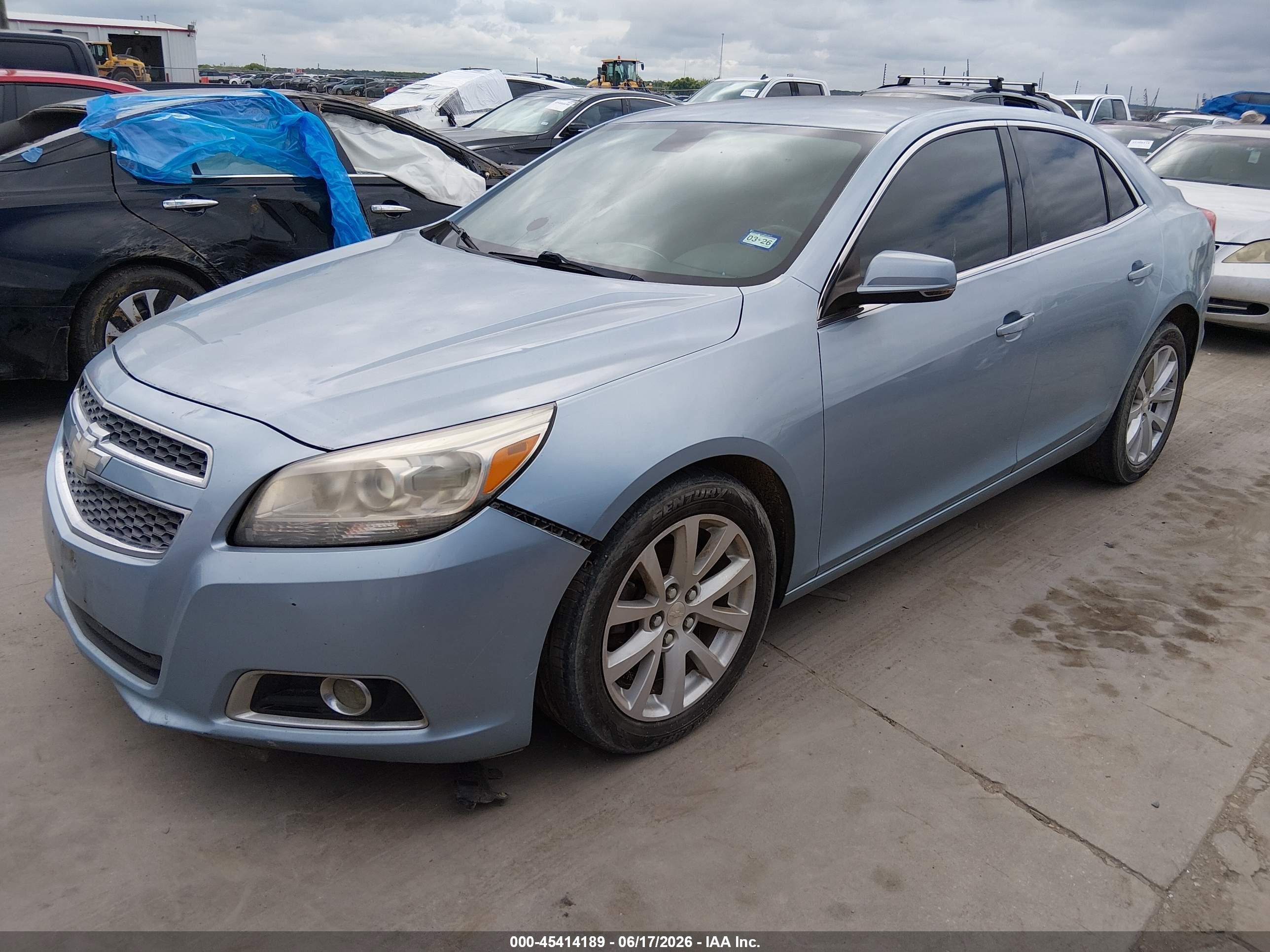 2013 Chevrolet Malibu 2lt Blue vin: 1G11E5SA4DU139693
