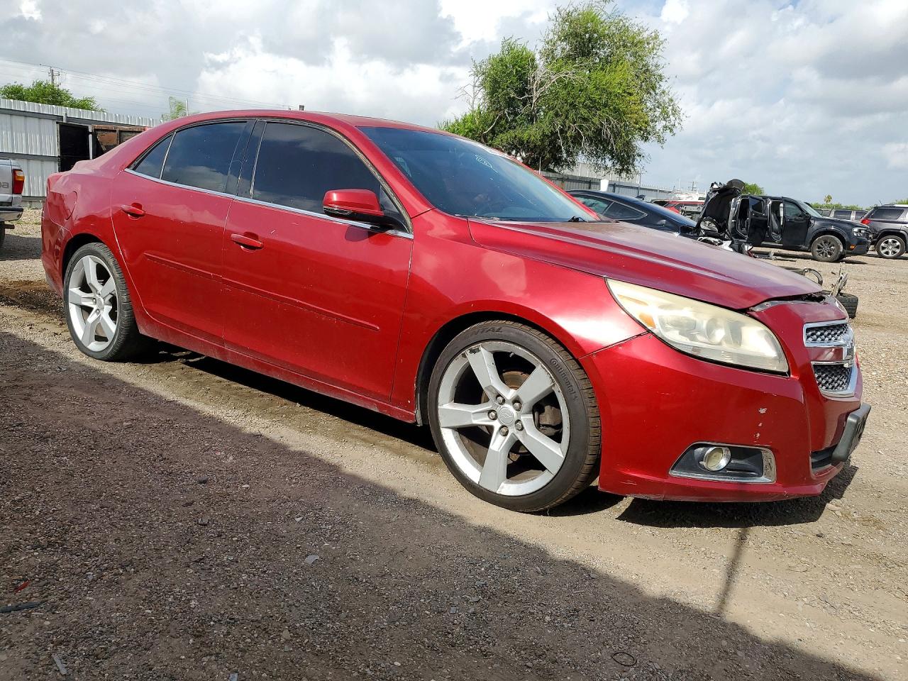 2013 Chevrolet Malibu 2lt Maroon vin: 1G11E5SA5DF126181