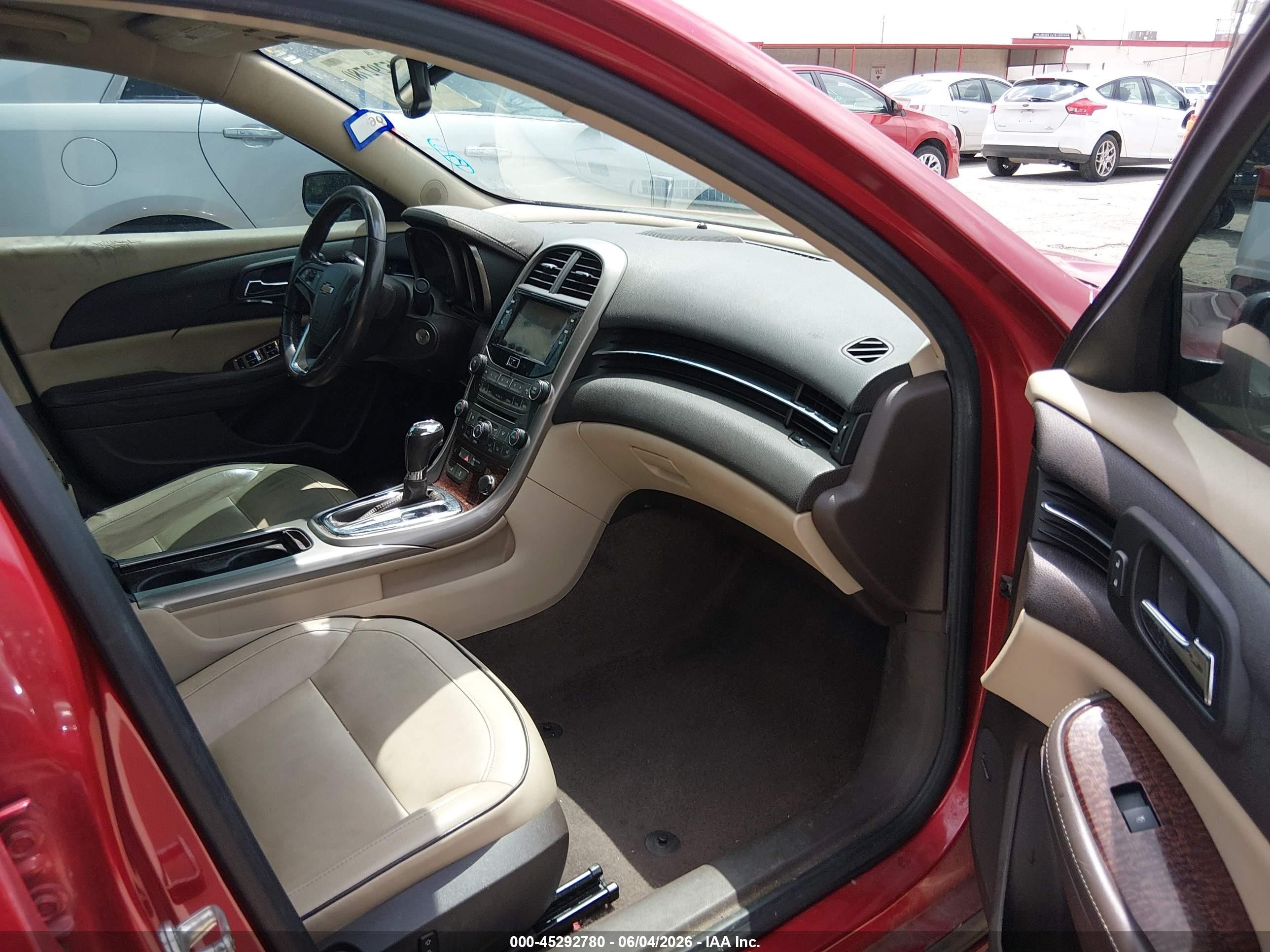 2013 Chevrolet Malibu 2lt Red vin: 1G11E5SA5DF216656