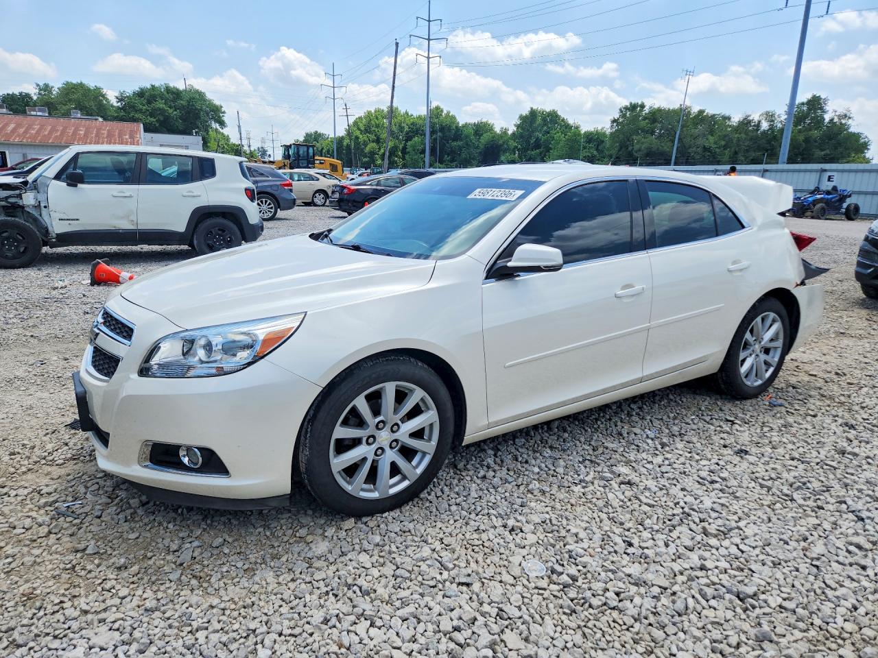 2013 Chevrolet Malibu 2lt White vin: 1G11E5SA5DF232632