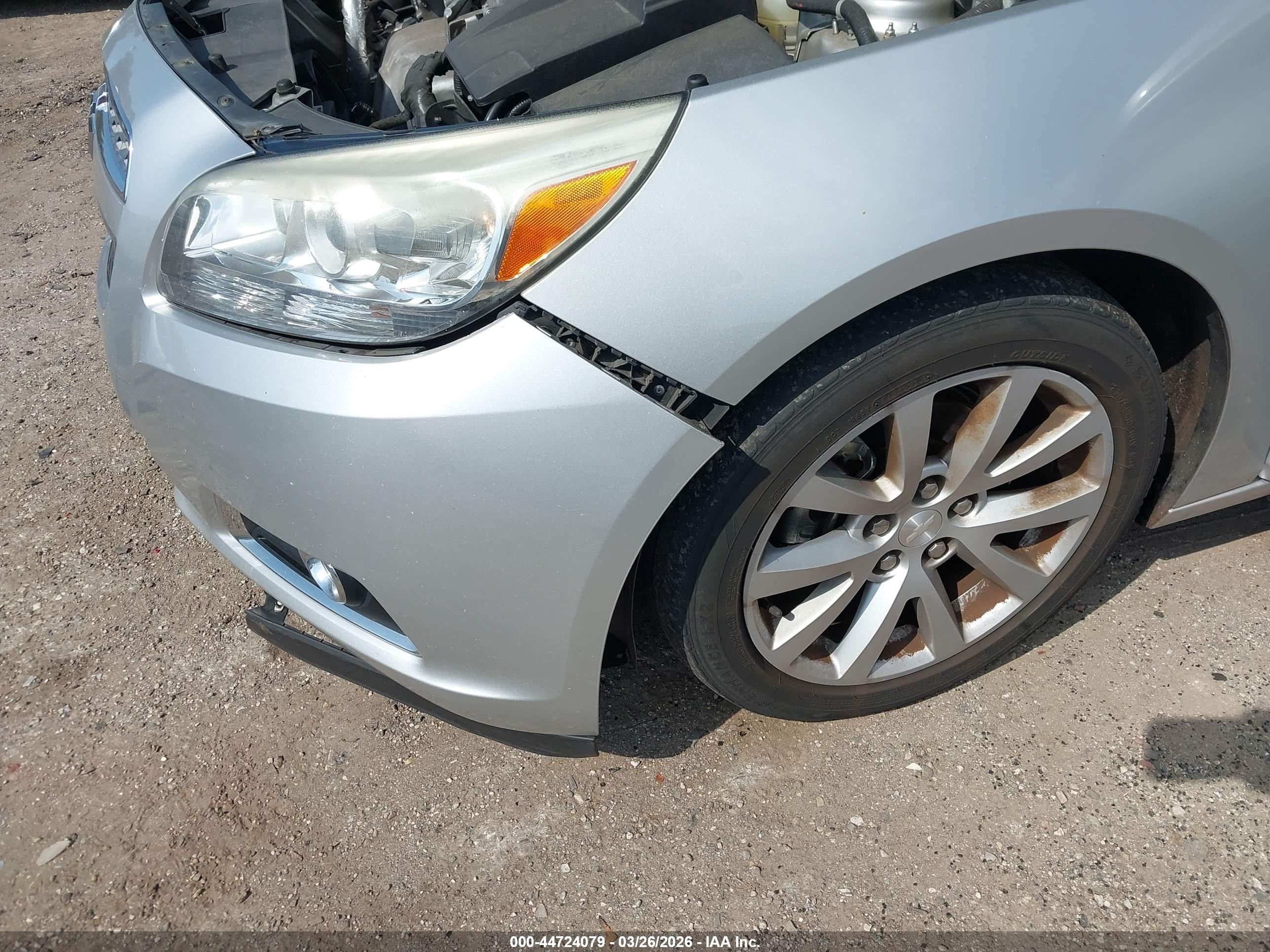 2013 Chevrolet Malibu 2lt Серебряный vin: 1G11E5SA5DF269096