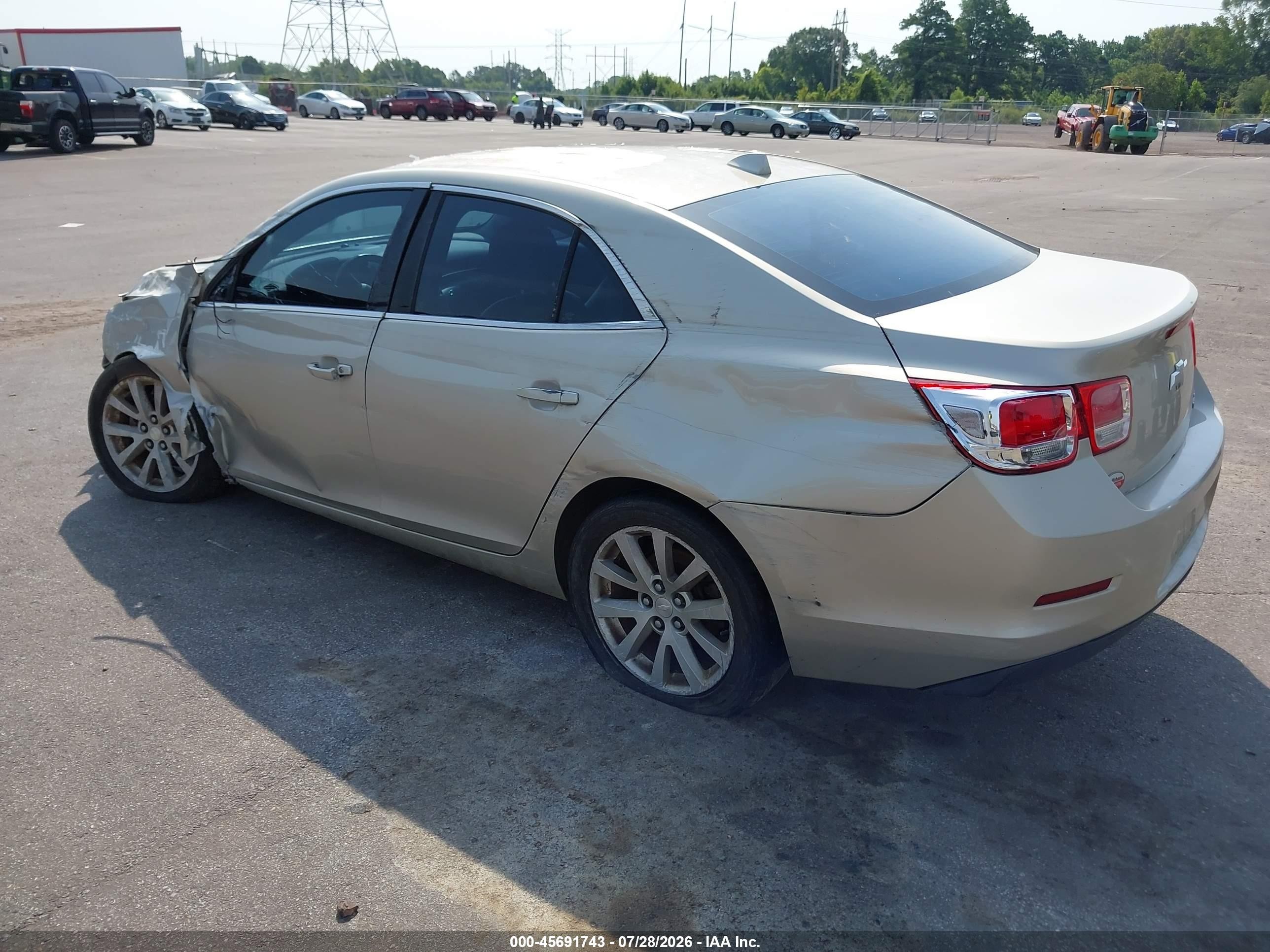 2013 Chevrolet Malibu 2lt Tan vin: 1G11E5SA5DF280700