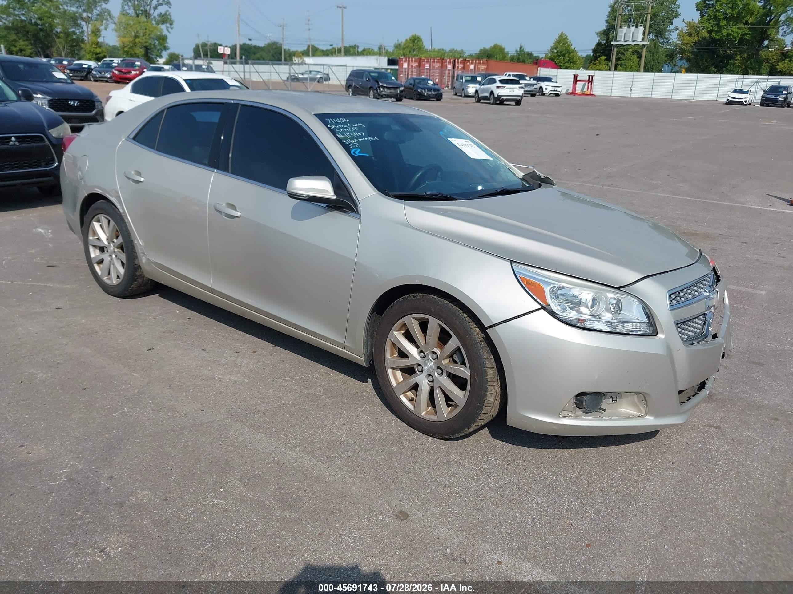 2013 Chevrolet Malibu 2lt Tan vin: 1G11E5SA5DF280700