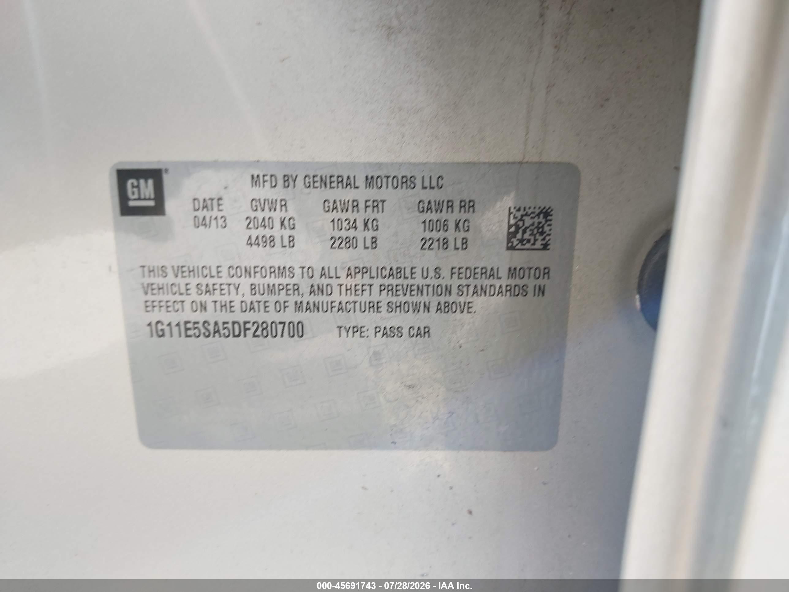 2013 Chevrolet Malibu 2lt Tan vin: 1G11E5SA5DF280700