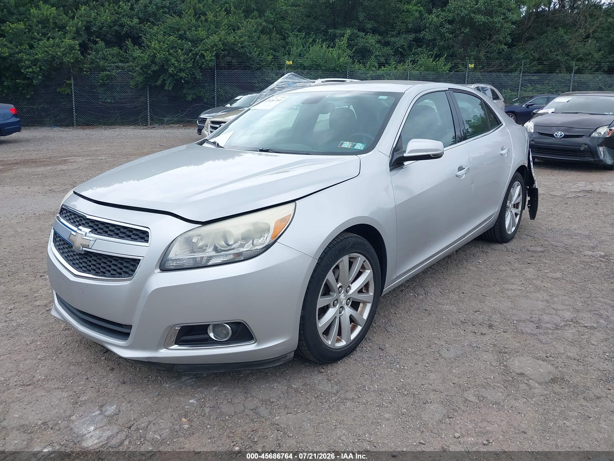 2013 Chevrolet Malibu 2lt Silver vin: 1G11E5SA5DF311671