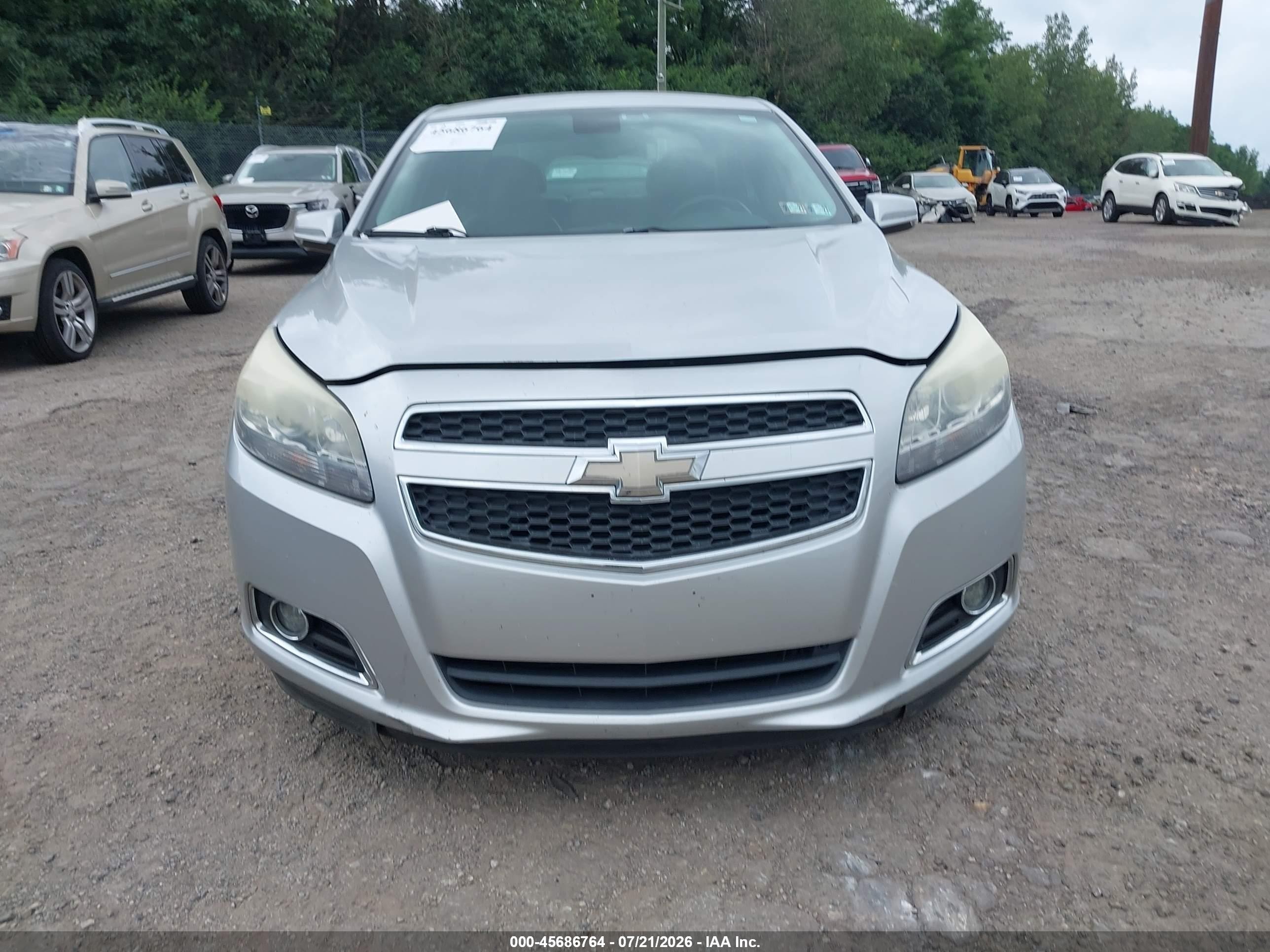 2013 Chevrolet Malibu 2lt Silver vin: 1G11E5SA5DF311671