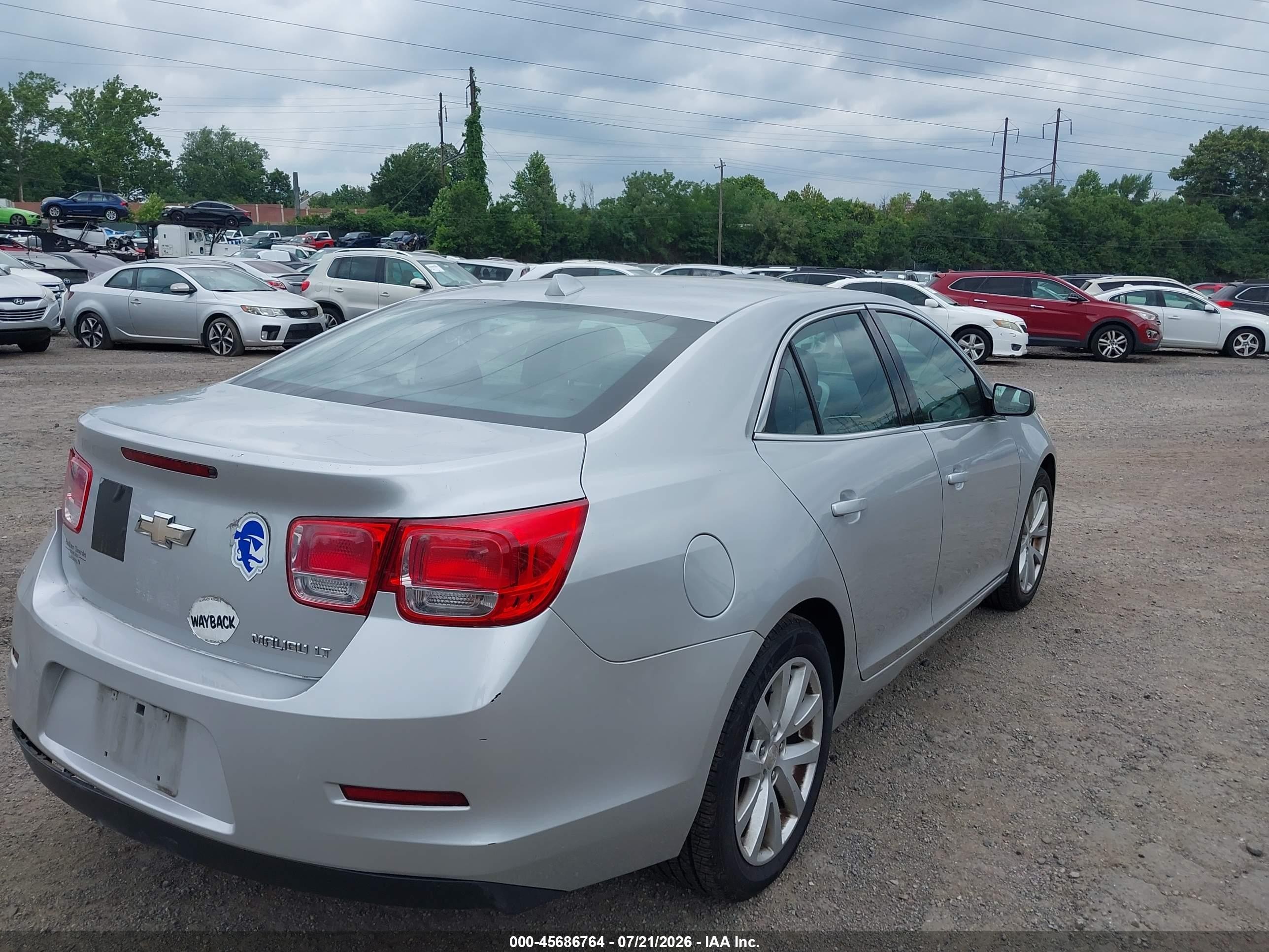 2013 Chevrolet Malibu 2lt Silver vin: 1G11E5SA5DF311671