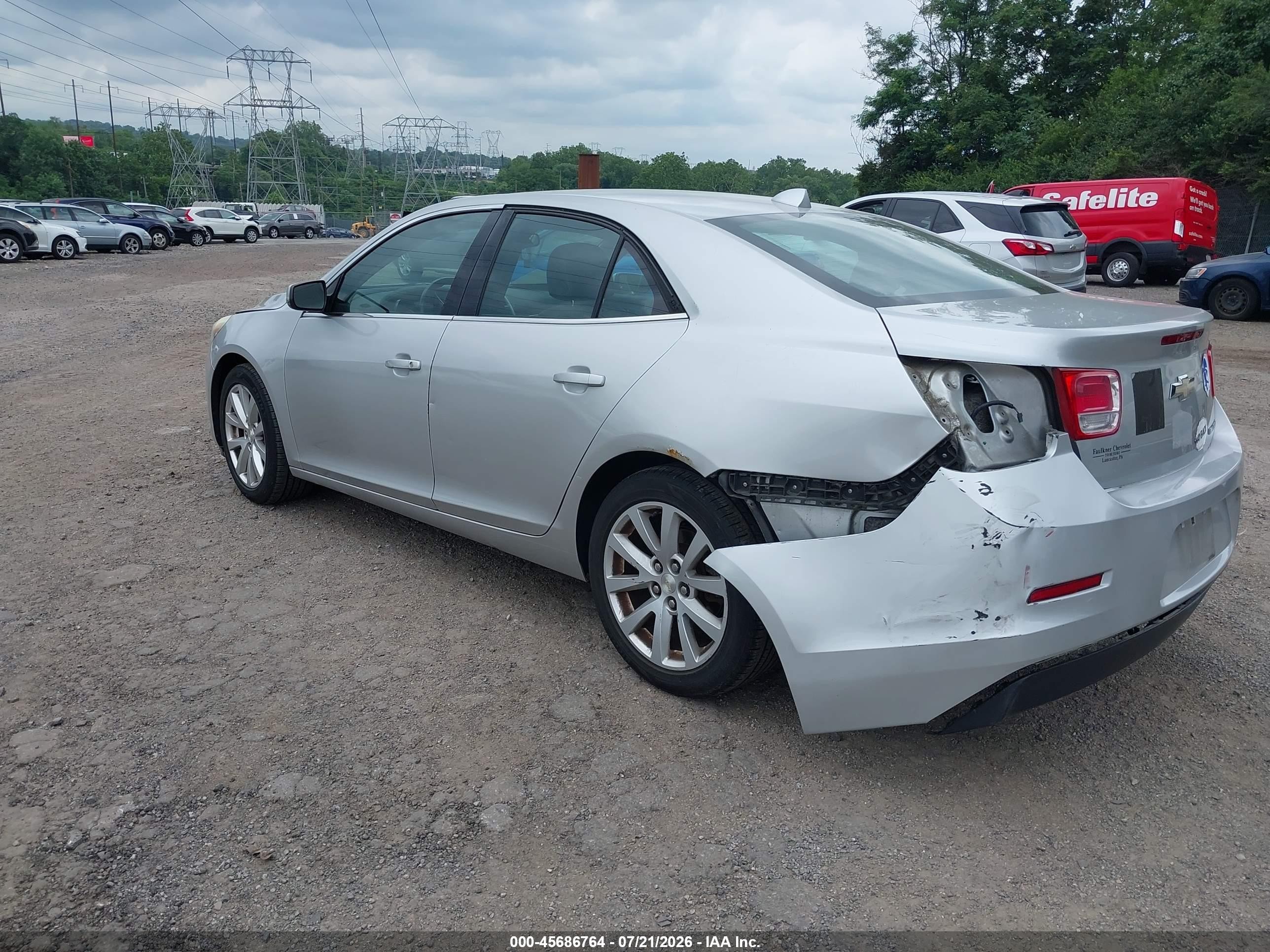 2013 Chevrolet Malibu 2lt Silver vin: 1G11E5SA5DF311671