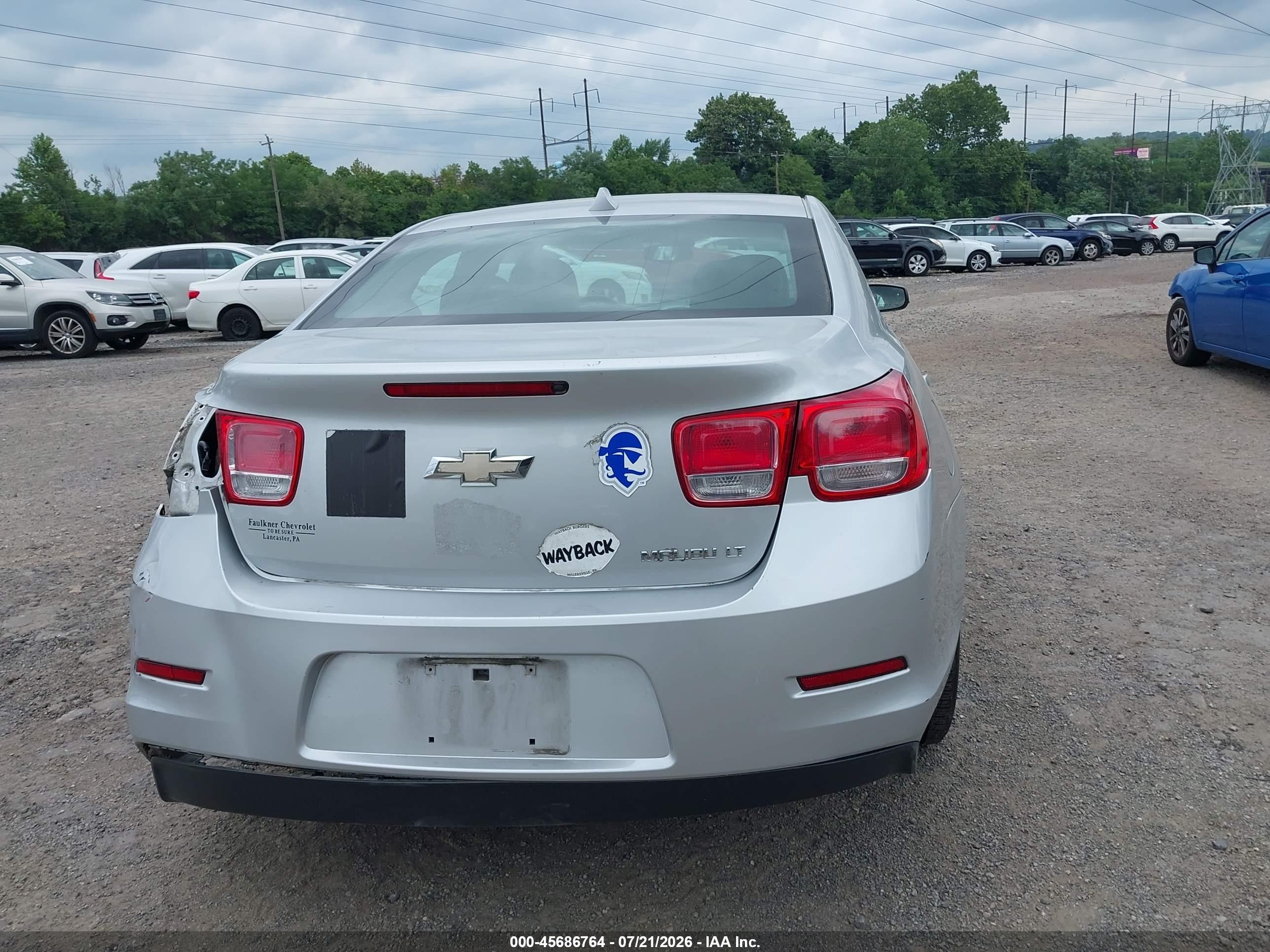 2013 Chevrolet Malibu 2lt Silver vin: 1G11E5SA5DF311671