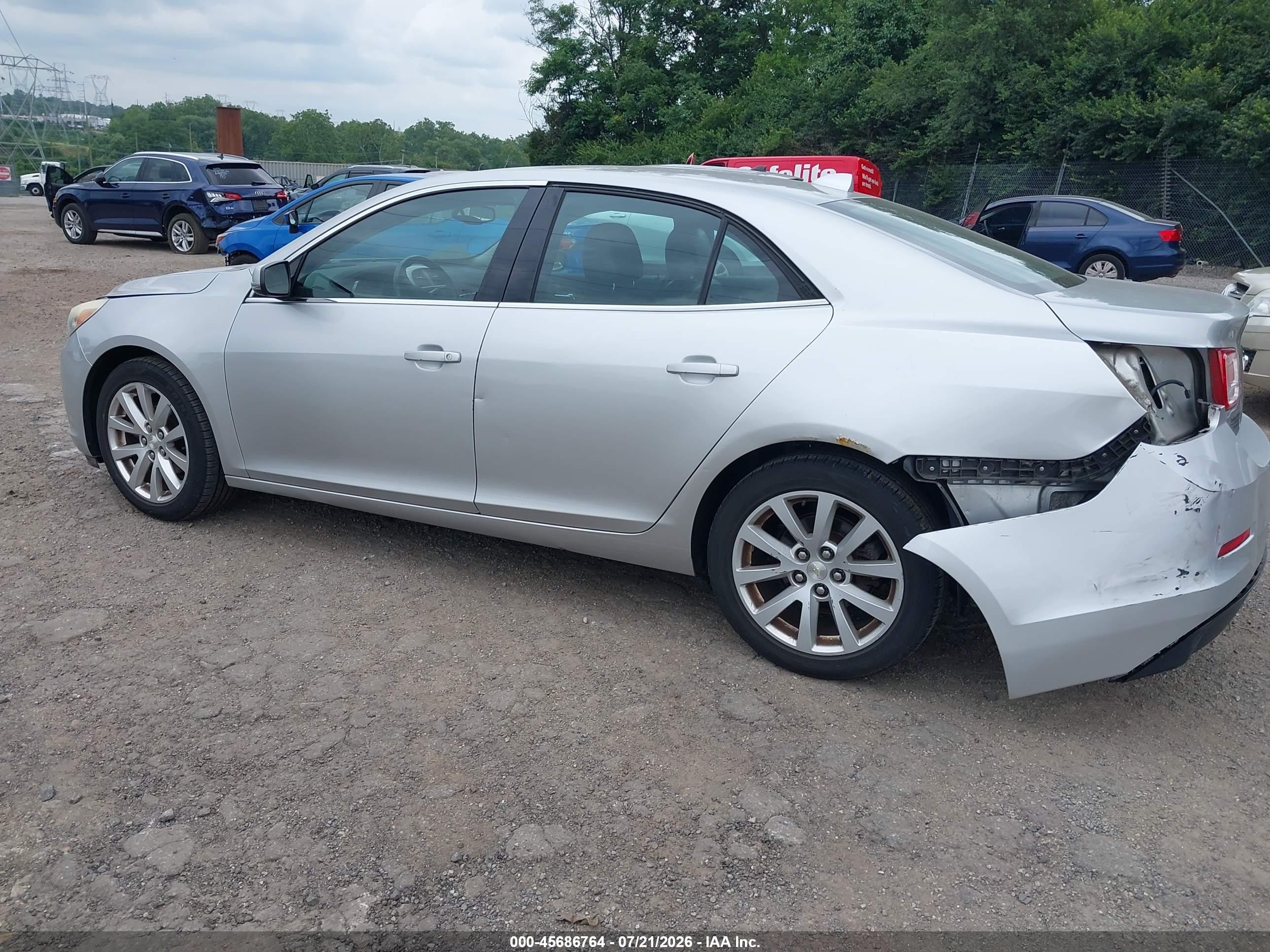 2013 Chevrolet Malibu 2lt Silver vin: 1G11E5SA5DF311671