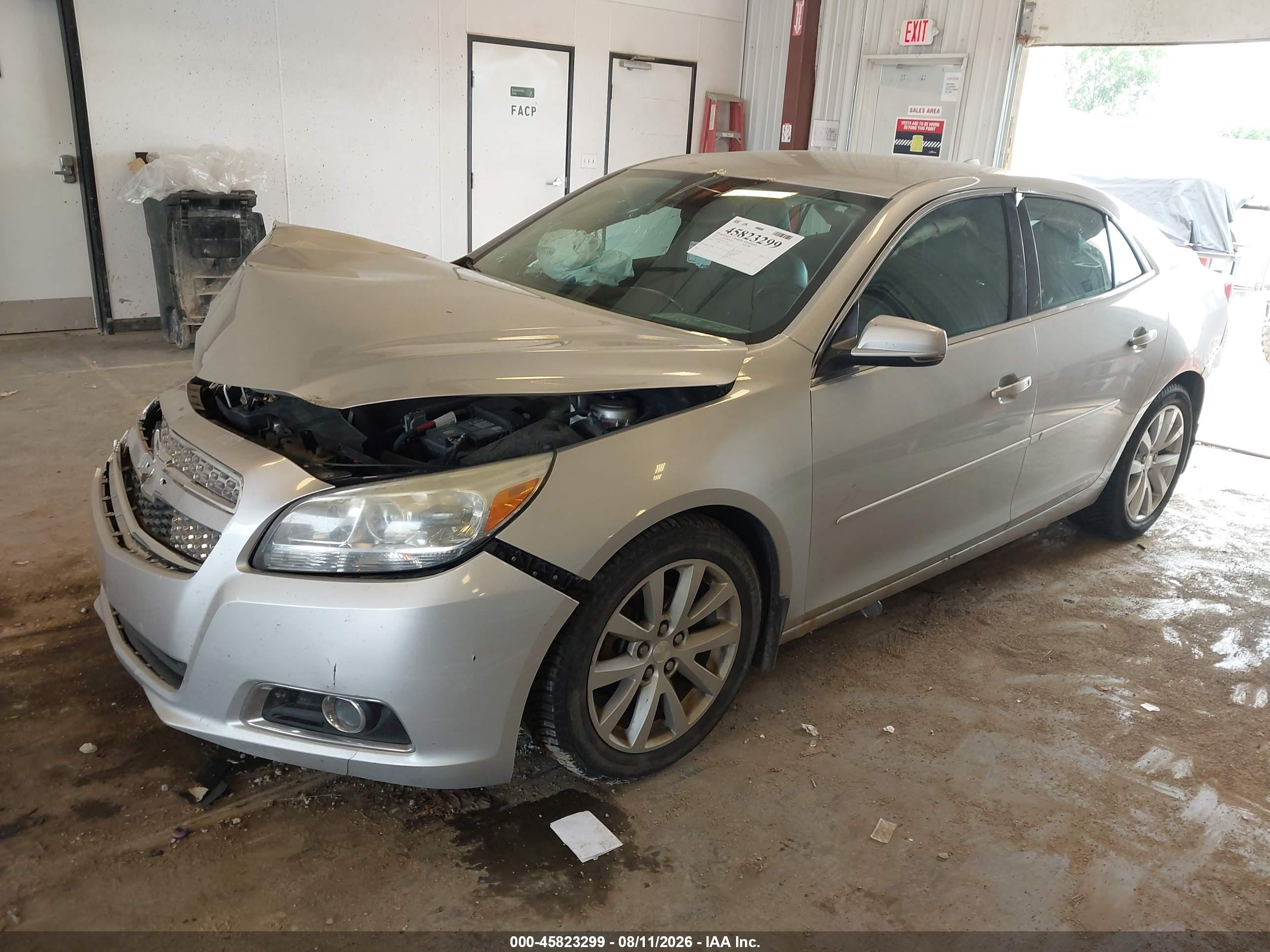 2013 Chevrolet Malibu 2lt Silver vin: 1G11E5SA5DF312352