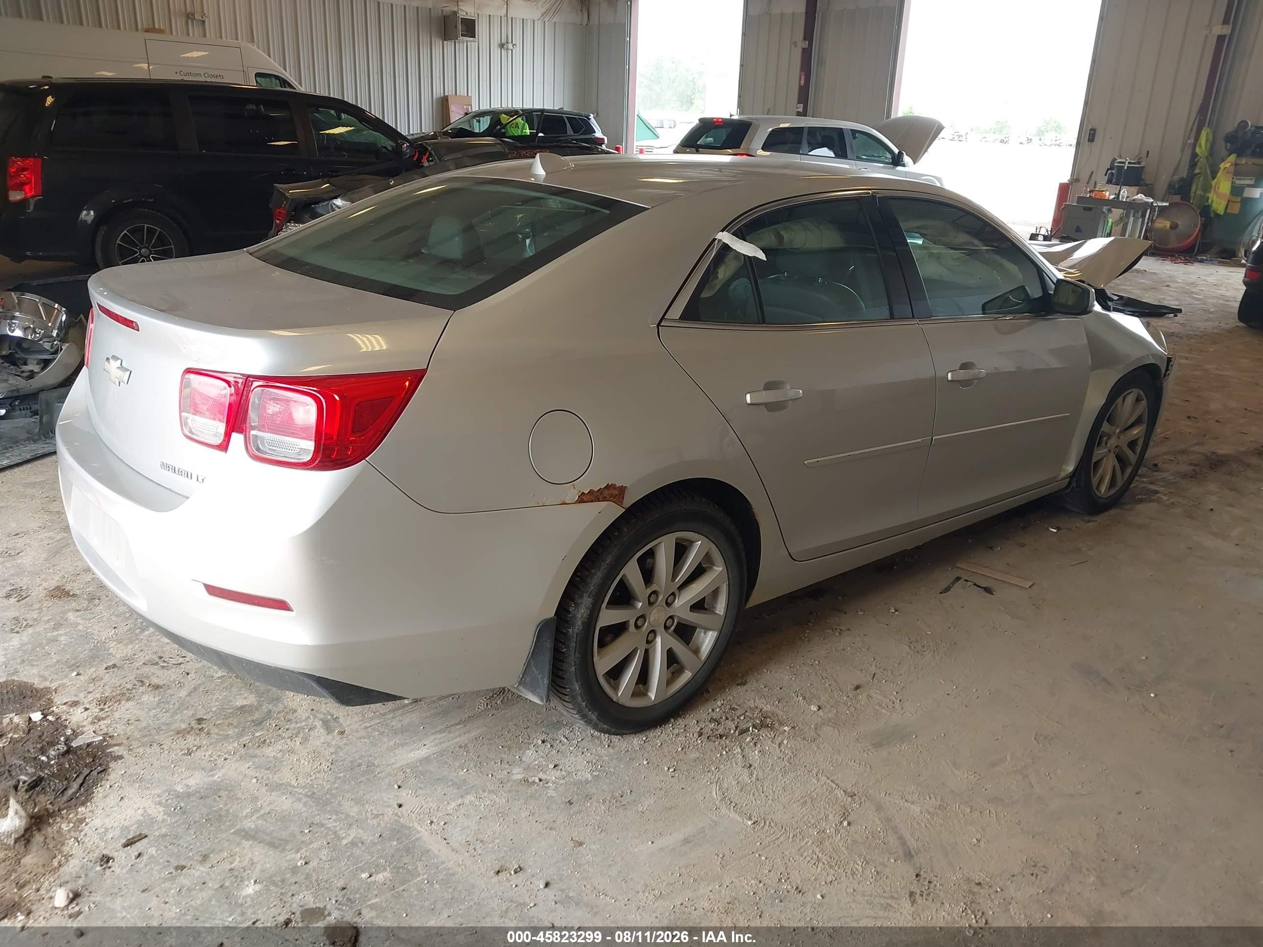2013 Chevrolet Malibu 2lt Silver vin: 1G11E5SA5DF312352