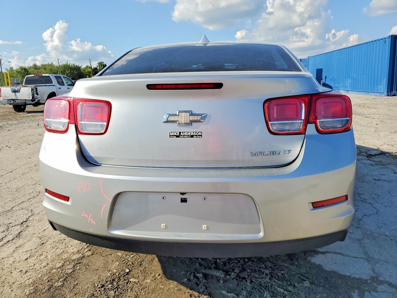 2013 Chevrolet Malibu 2lt Серебряный vin: 1G11E5SA5DF351815