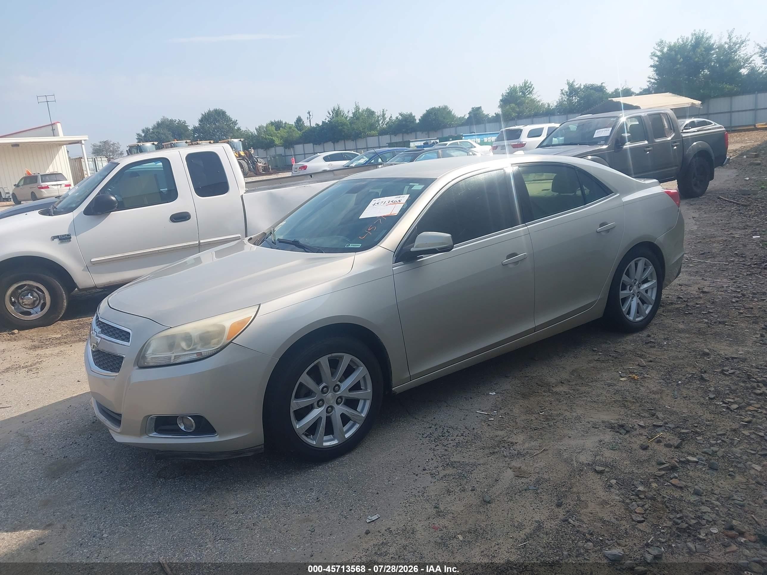 2013 Chevrolet Malibu 2lt Champagne vin: 1G11E5SA6DF171744