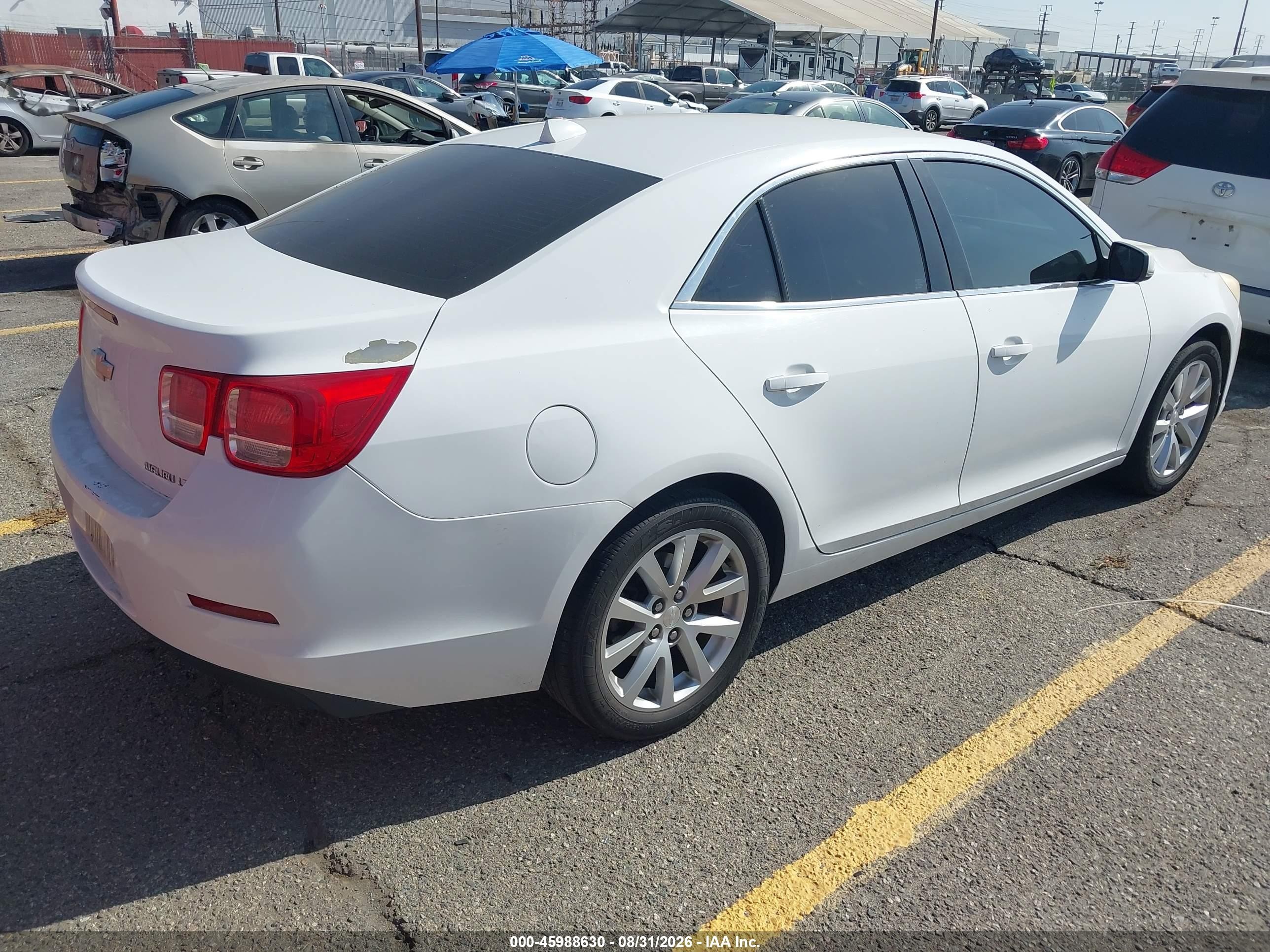 2013 Chevrolet Malibu 2lt Белый vin: 1G11E5SA6DF264151