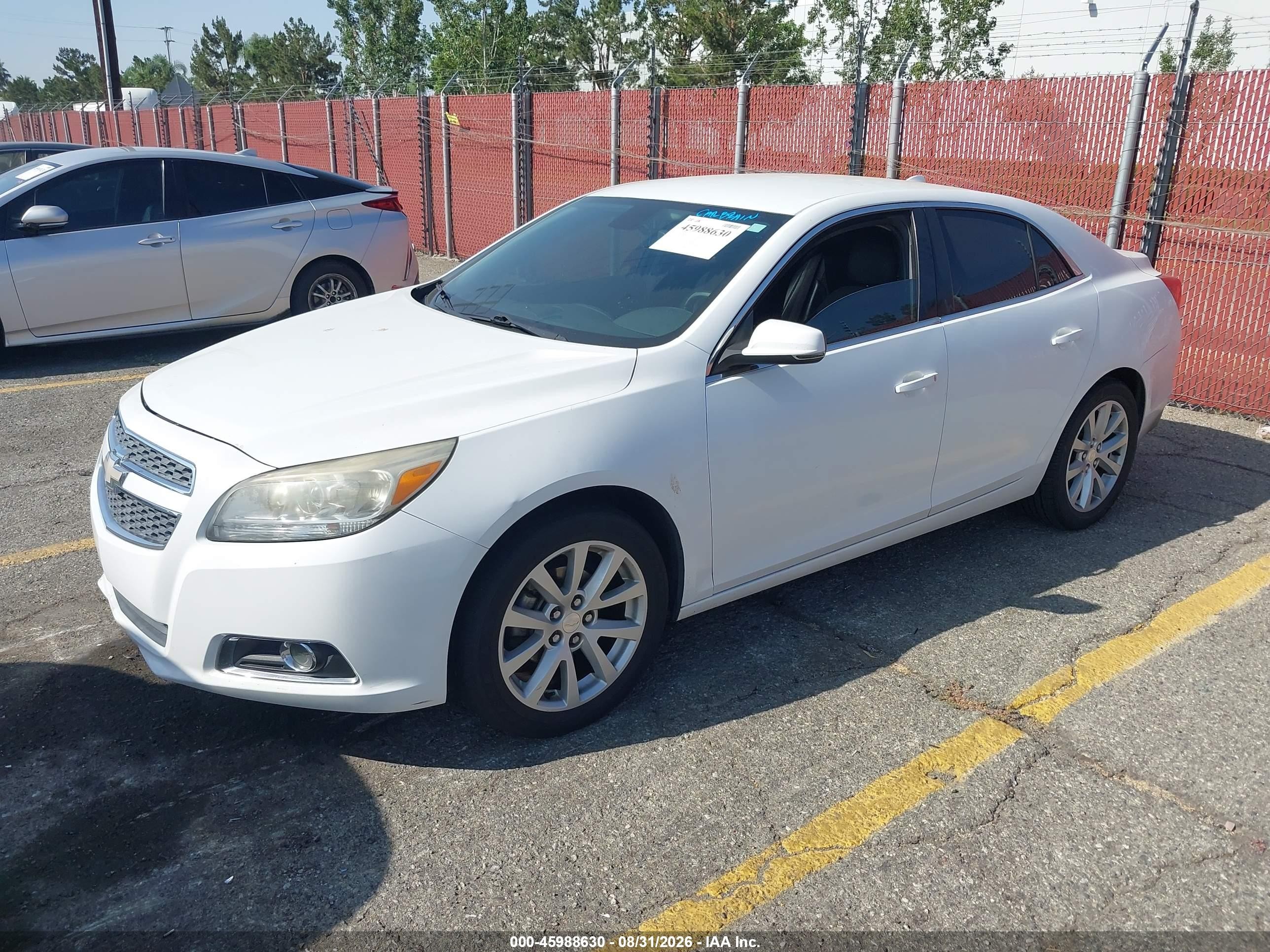 2013 Chevrolet Malibu 2lt Белый vin: 1G11E5SA6DF264151