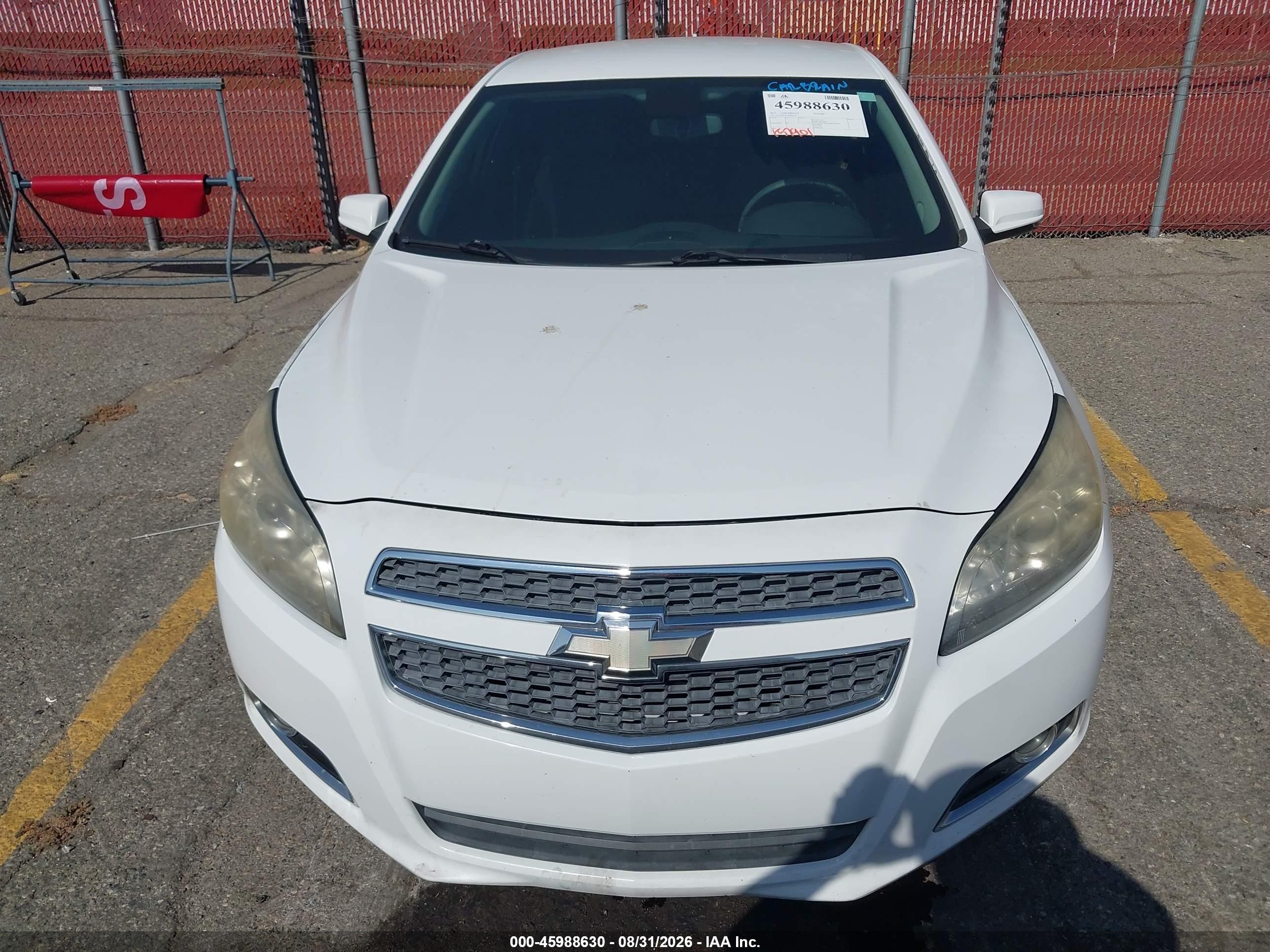 2013 Chevrolet Malibu 2lt Белый vin: 1G11E5SA6DF264151