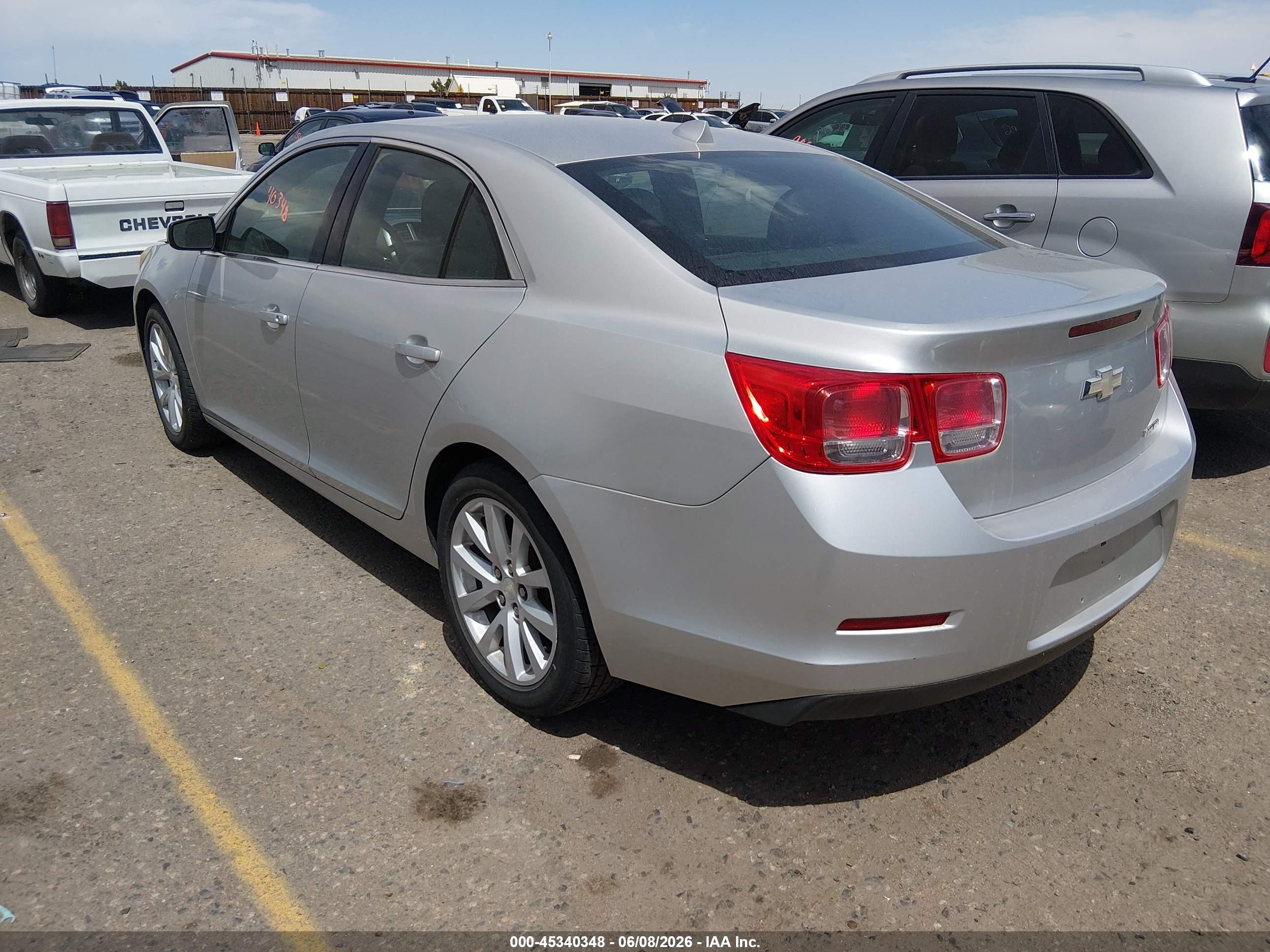 2013 Chevrolet Malibu 2lt Silver vin: 1G11E5SA6DF277630