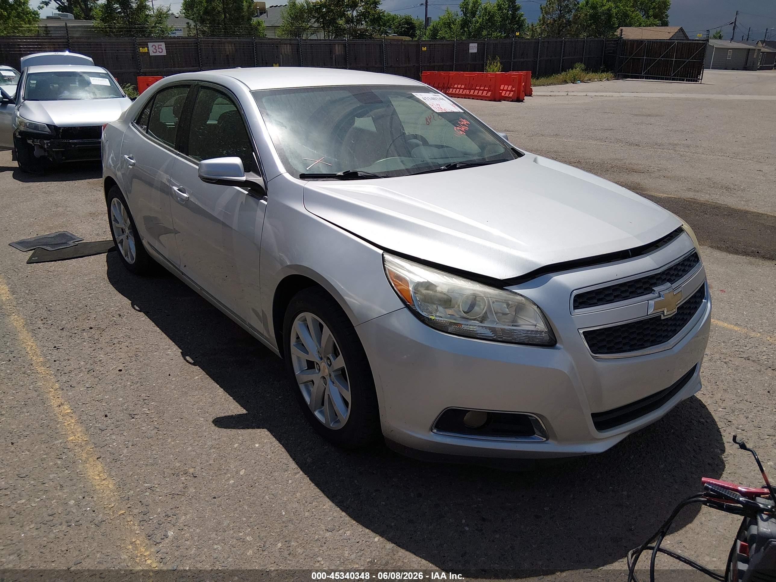 2013 Chevrolet Malibu 2lt Silver vin: 1G11E5SA6DF277630