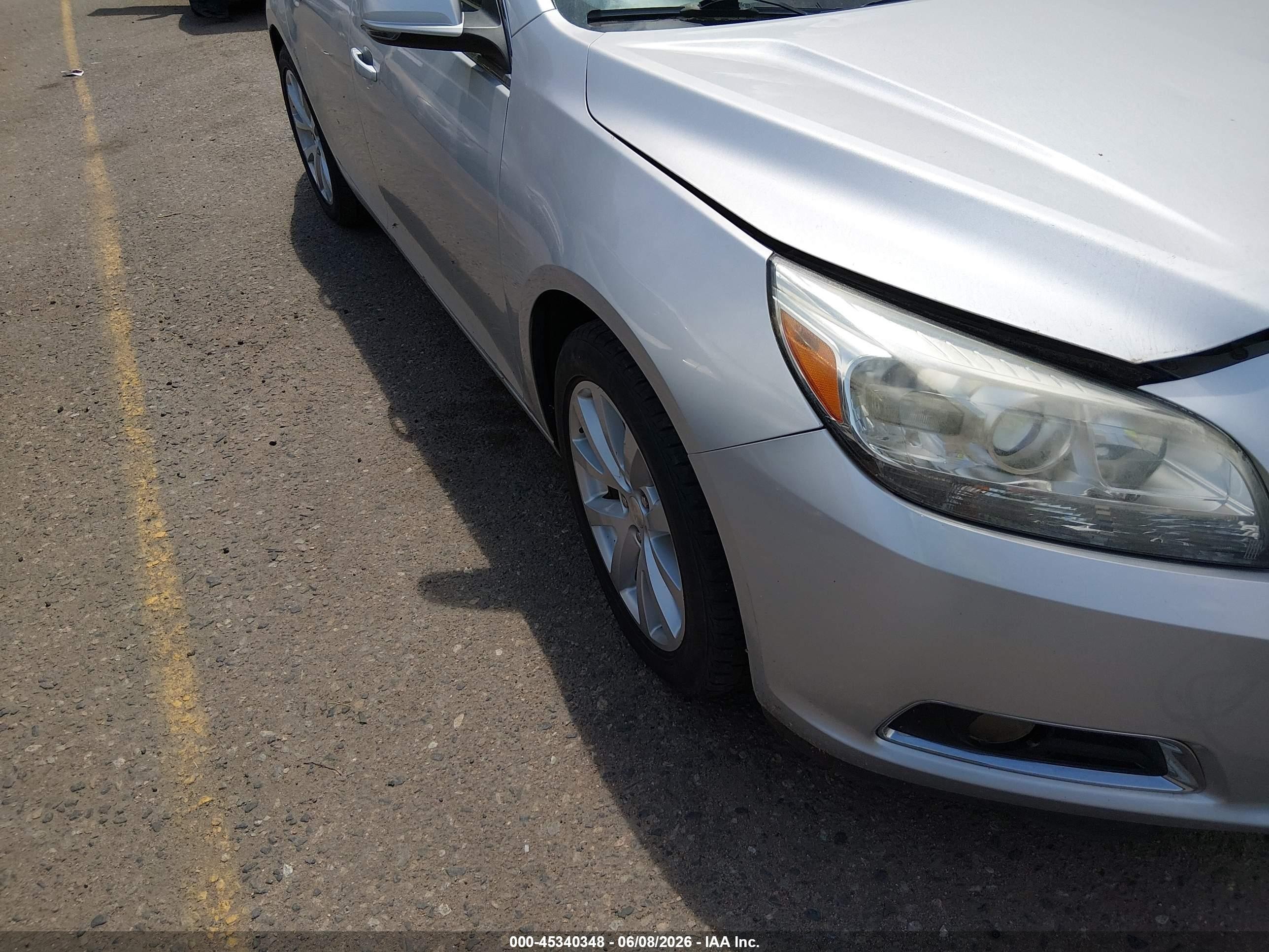 2013 Chevrolet Malibu 2lt Silver vin: 1G11E5SA6DF277630