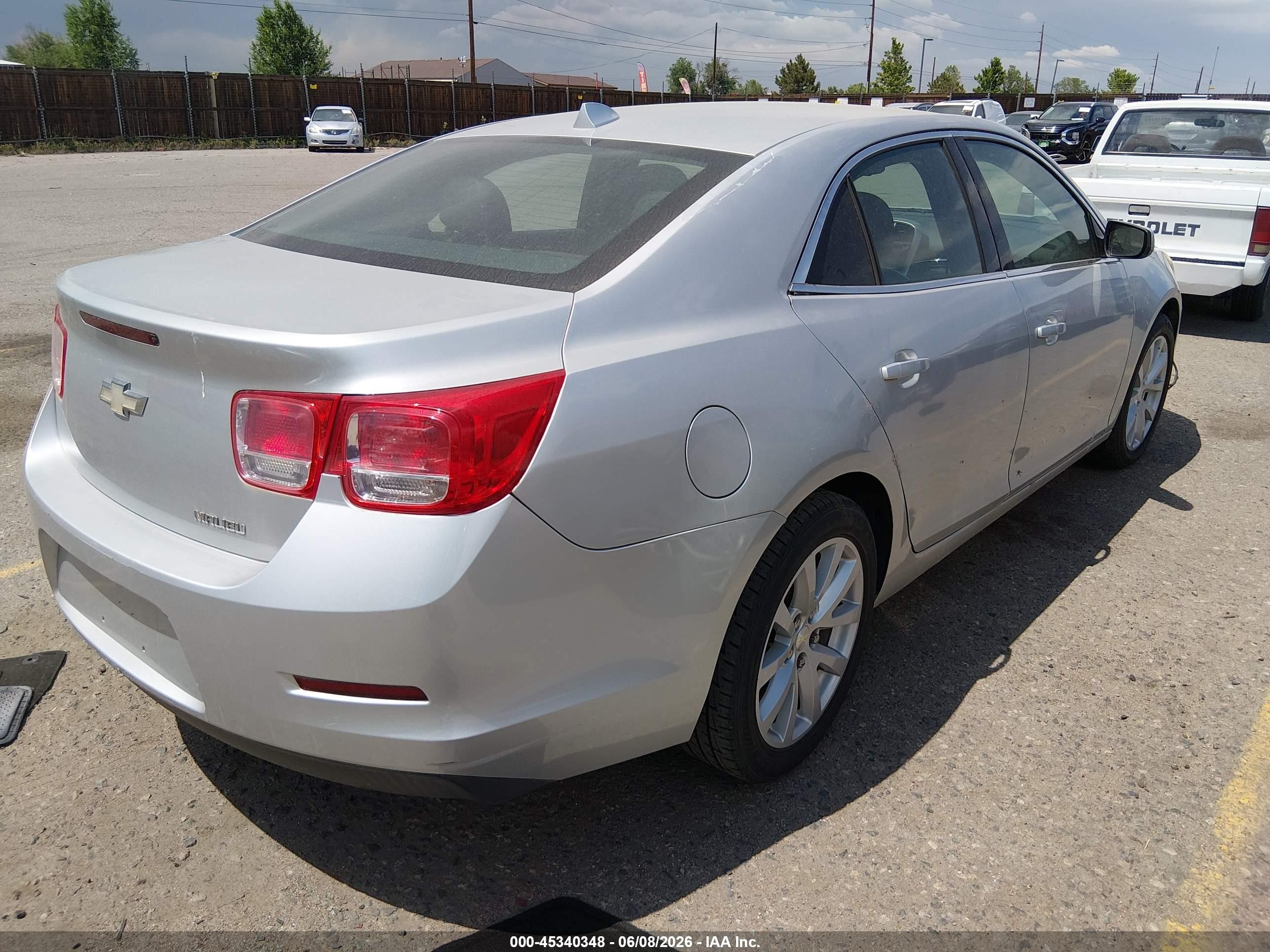 2013 Chevrolet Malibu 2lt Silver vin: 1G11E5SA6DF277630