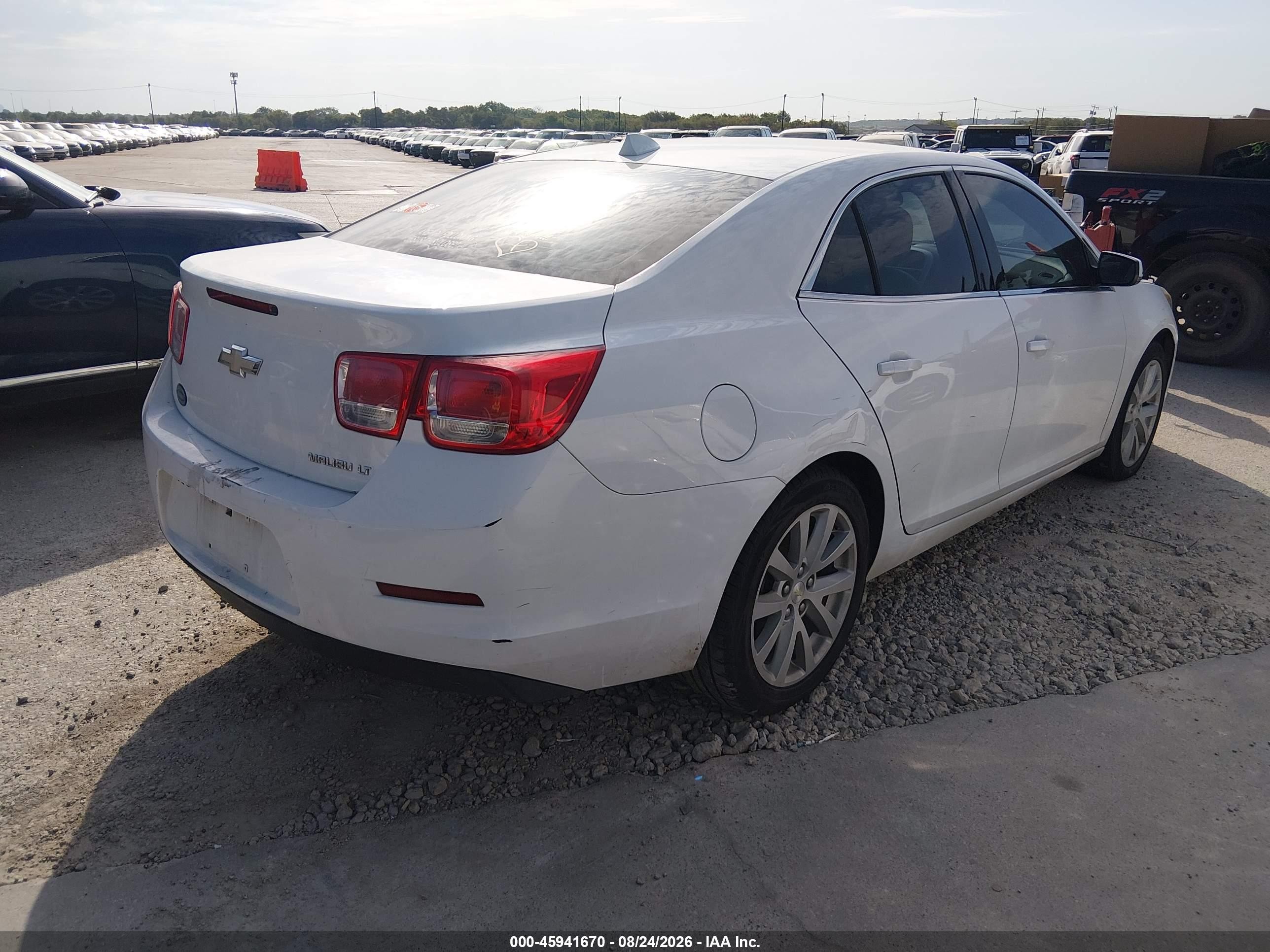 2013 Chevrolet Malibu 2lt Белый vin: 1G11E5SA6DF320766