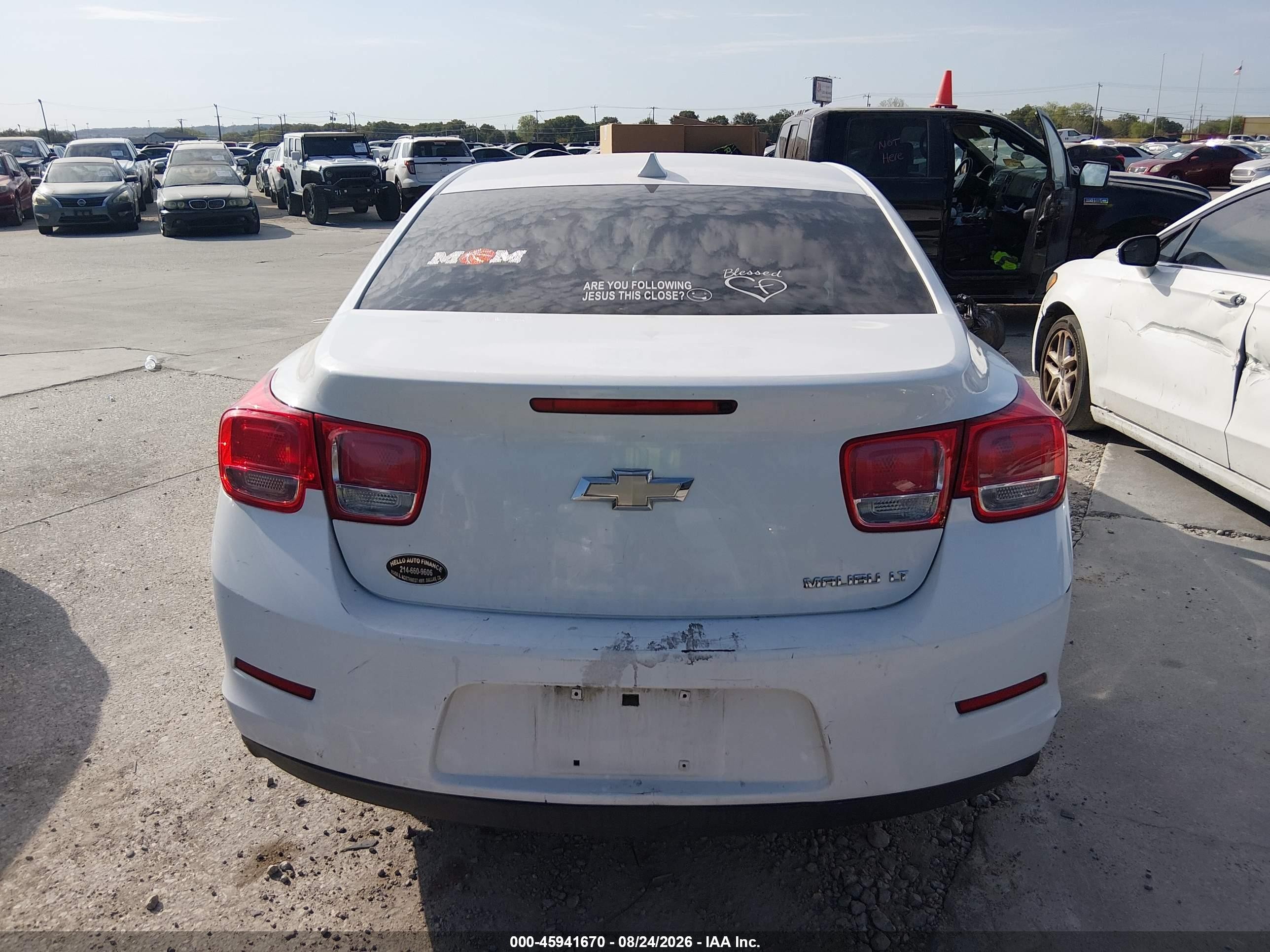 2013 Chevrolet Malibu 2lt Белый vin: 1G11E5SA6DF320766