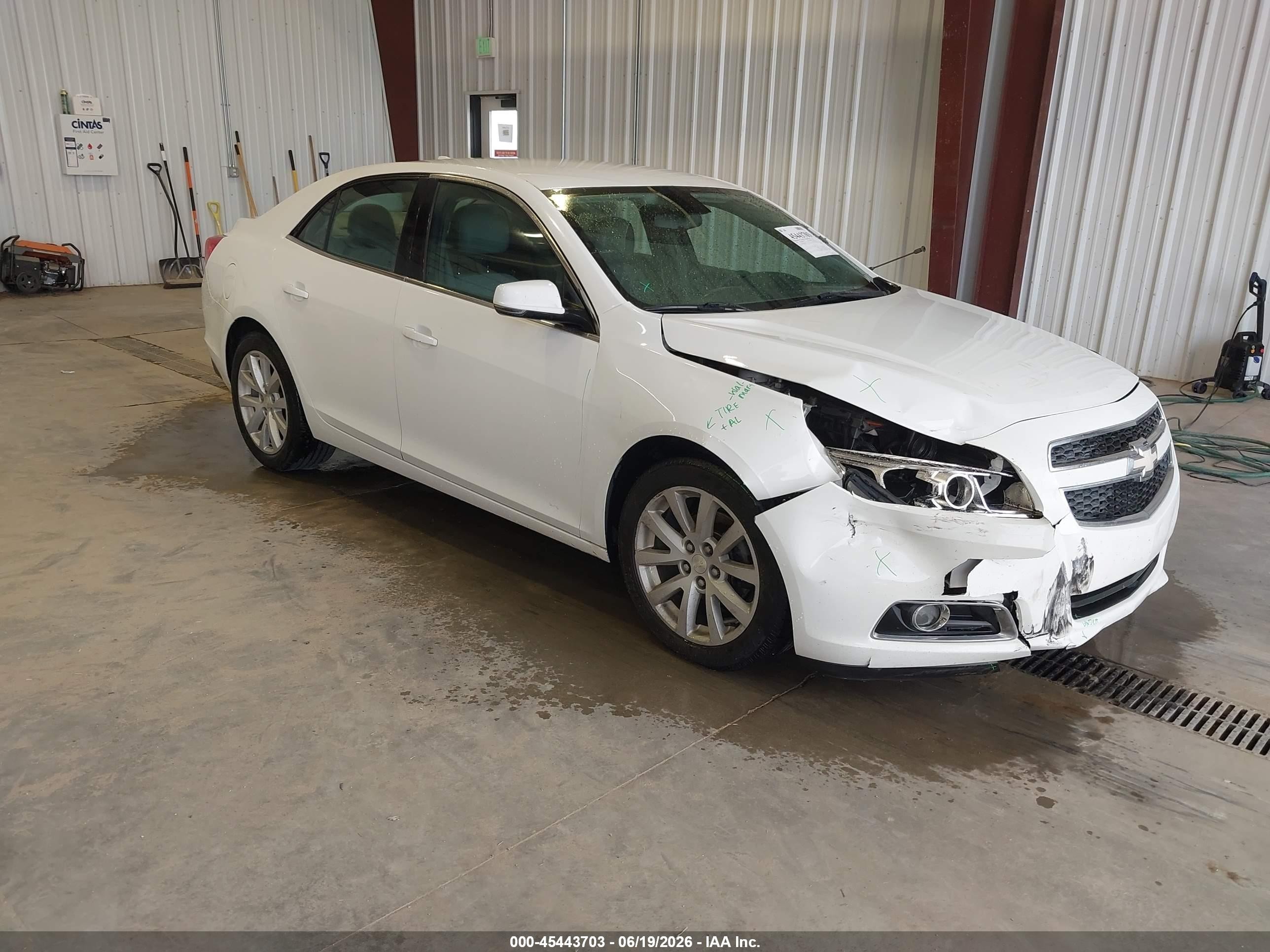 2013 Chevrolet Malibu 2lt Белый vin: 1G11E5SA6DF328091