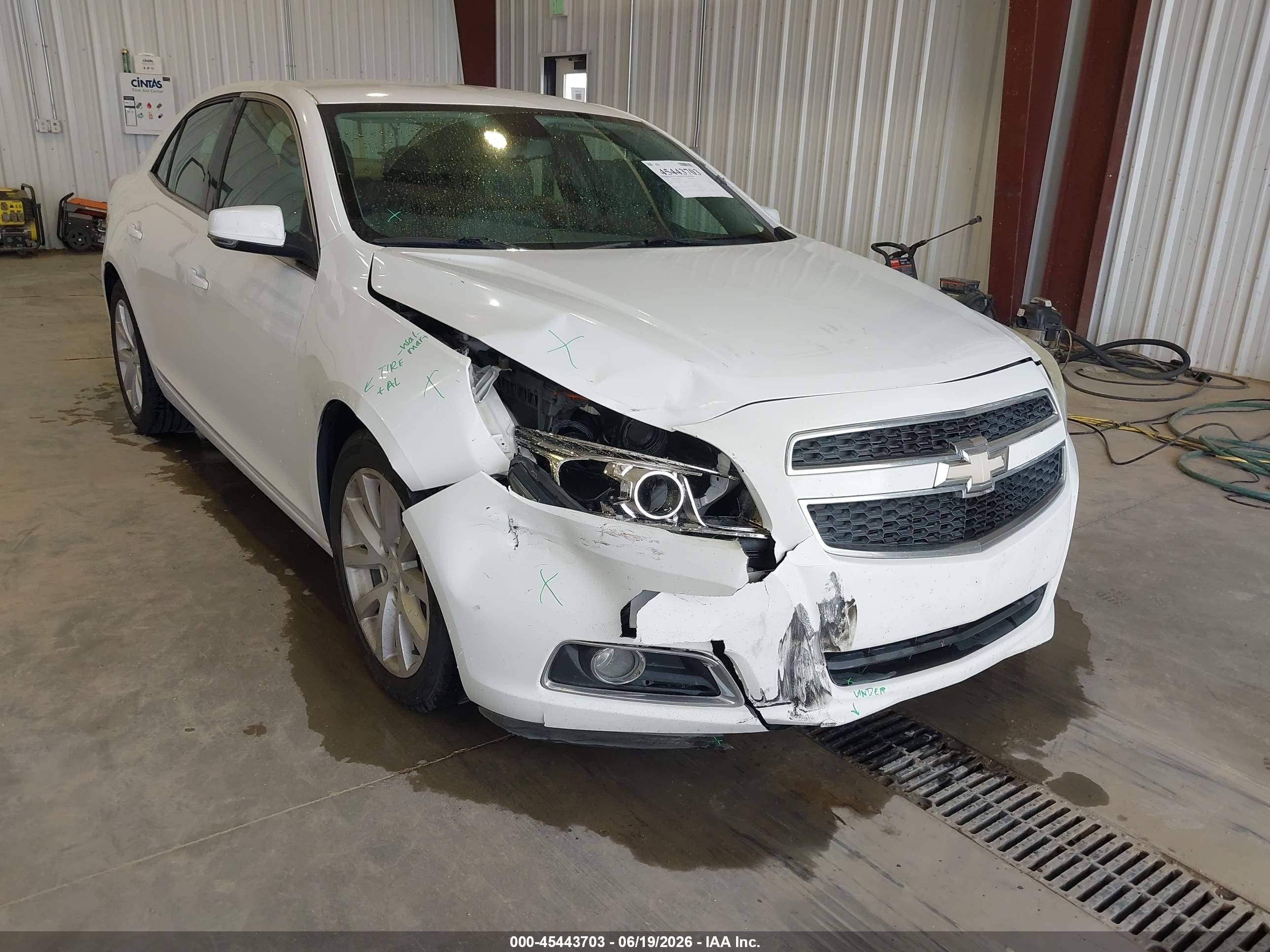 2013 Chevrolet Malibu 2lt Белый vin: 1G11E5SA6DF328091