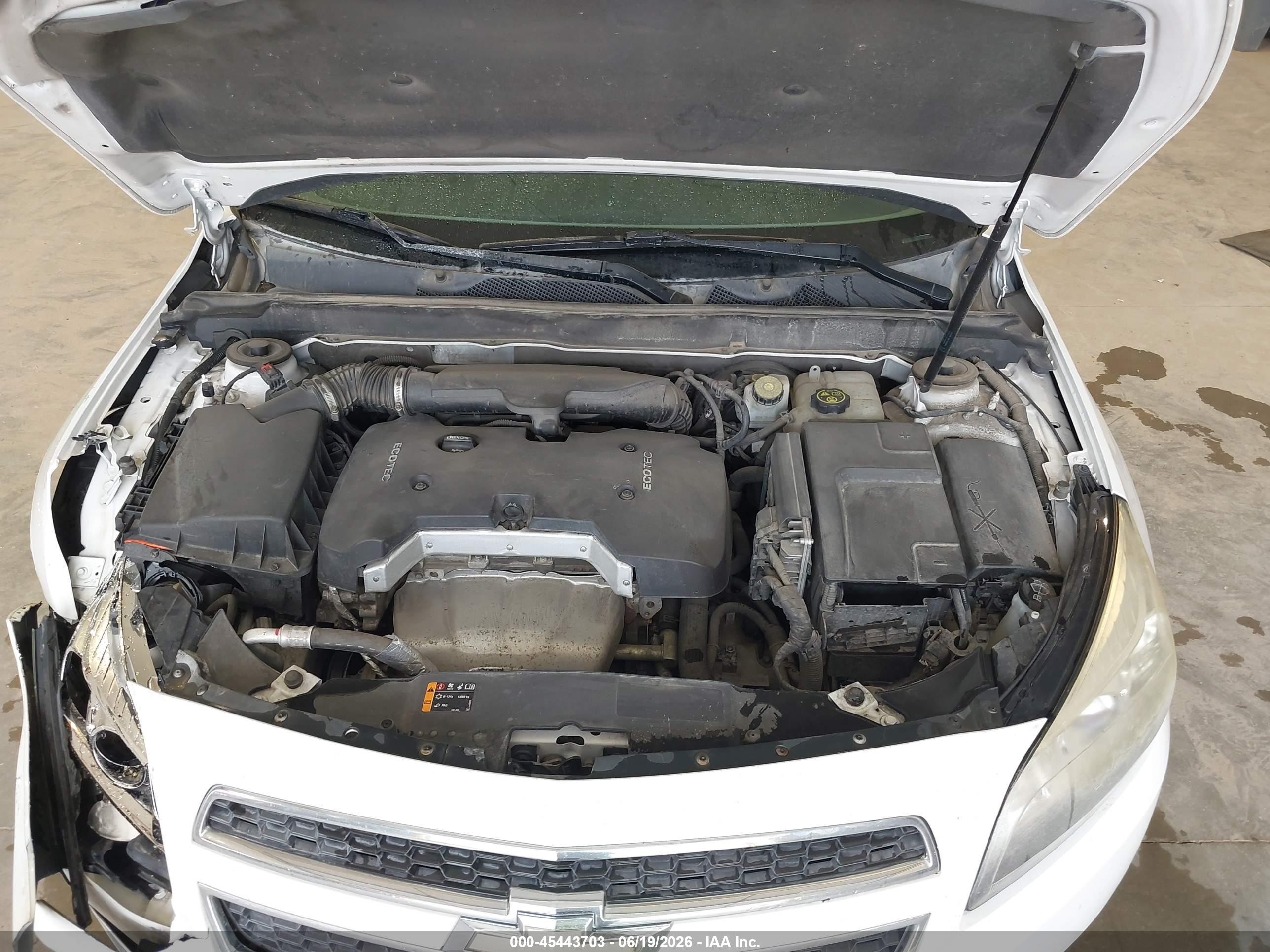 2013 Chevrolet Malibu 2lt Белый vin: 1G11E5SA6DF328091