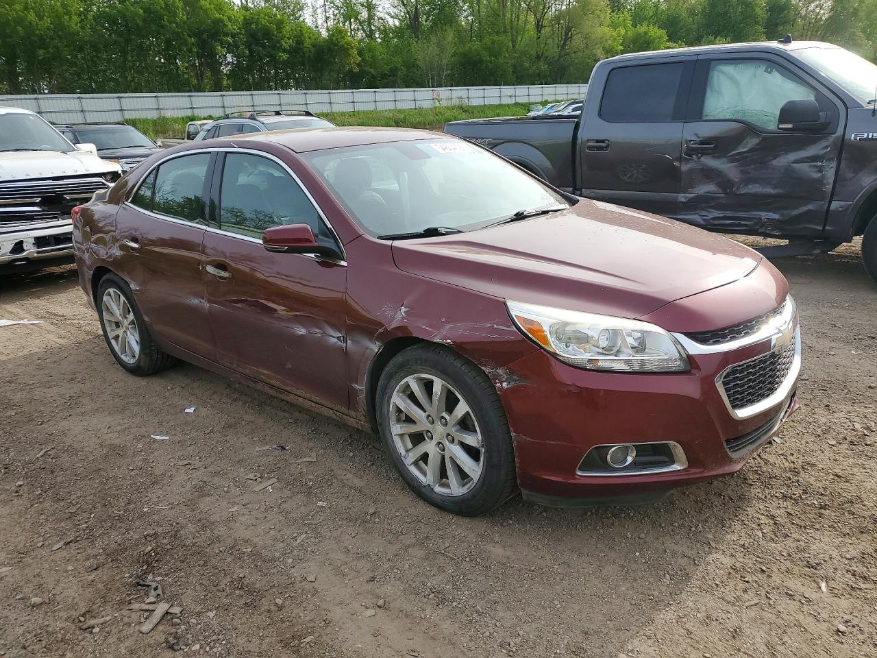 2016 Chevrolet Malibu Limited Ltz Burgundy vin: 1G11E5SA6GF136271