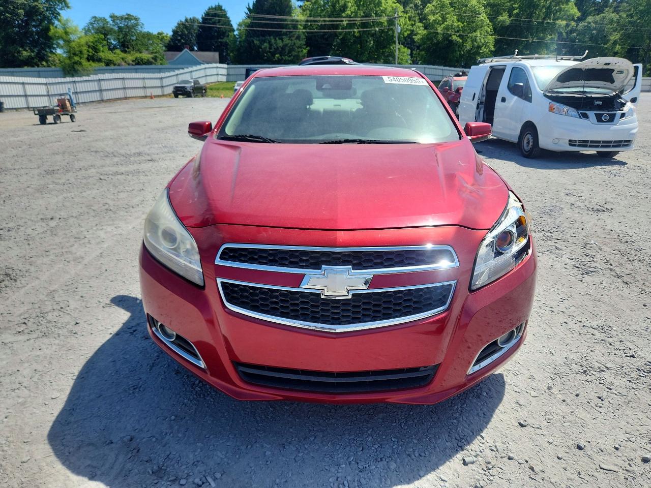 2013 Chevrolet Malibu 2lt Red vin: 1G11E5SA7DF145590