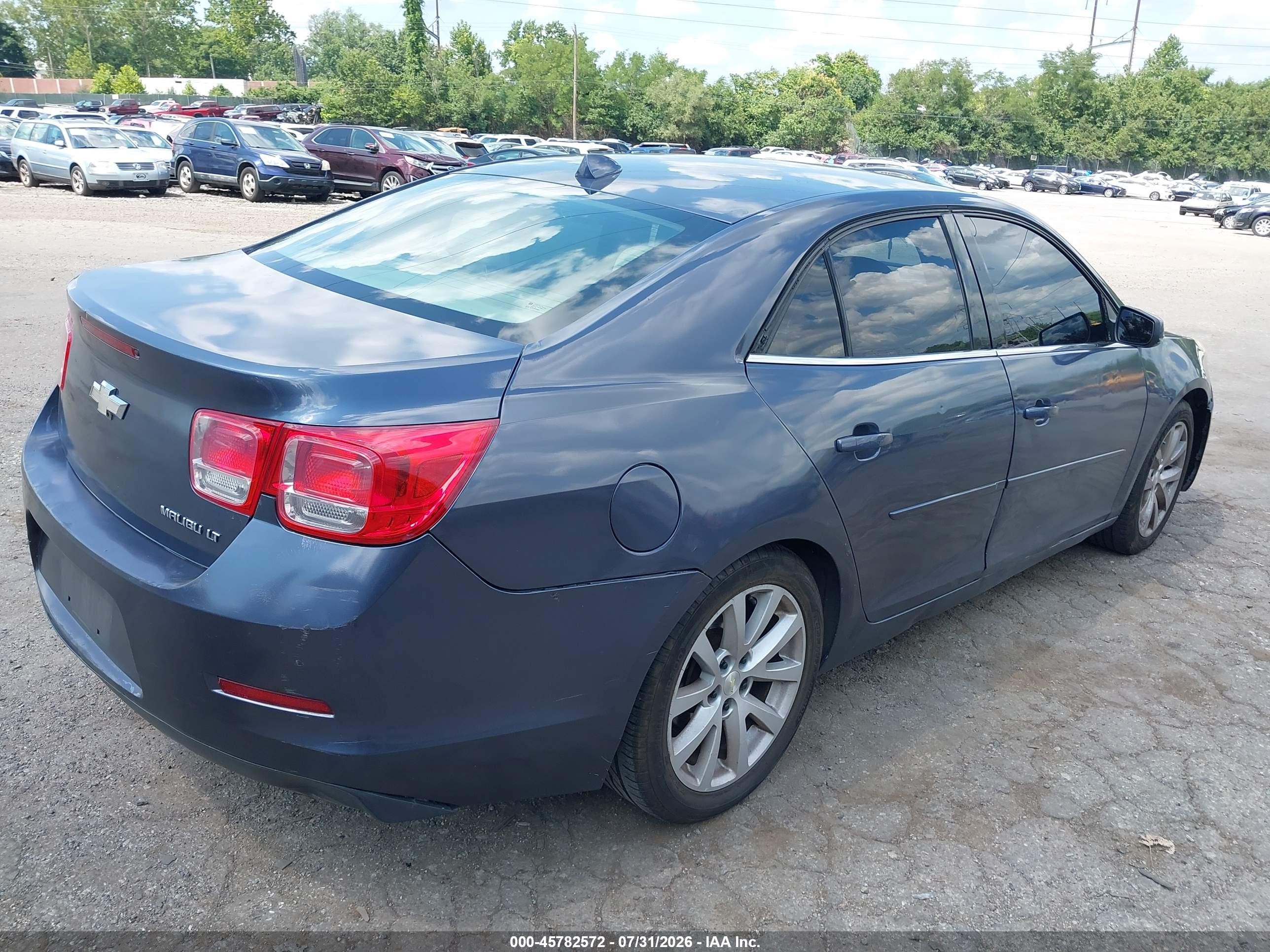 2013 Chevrolet Malibu 2lt Gray vin: 1G11E5SA7DF193395