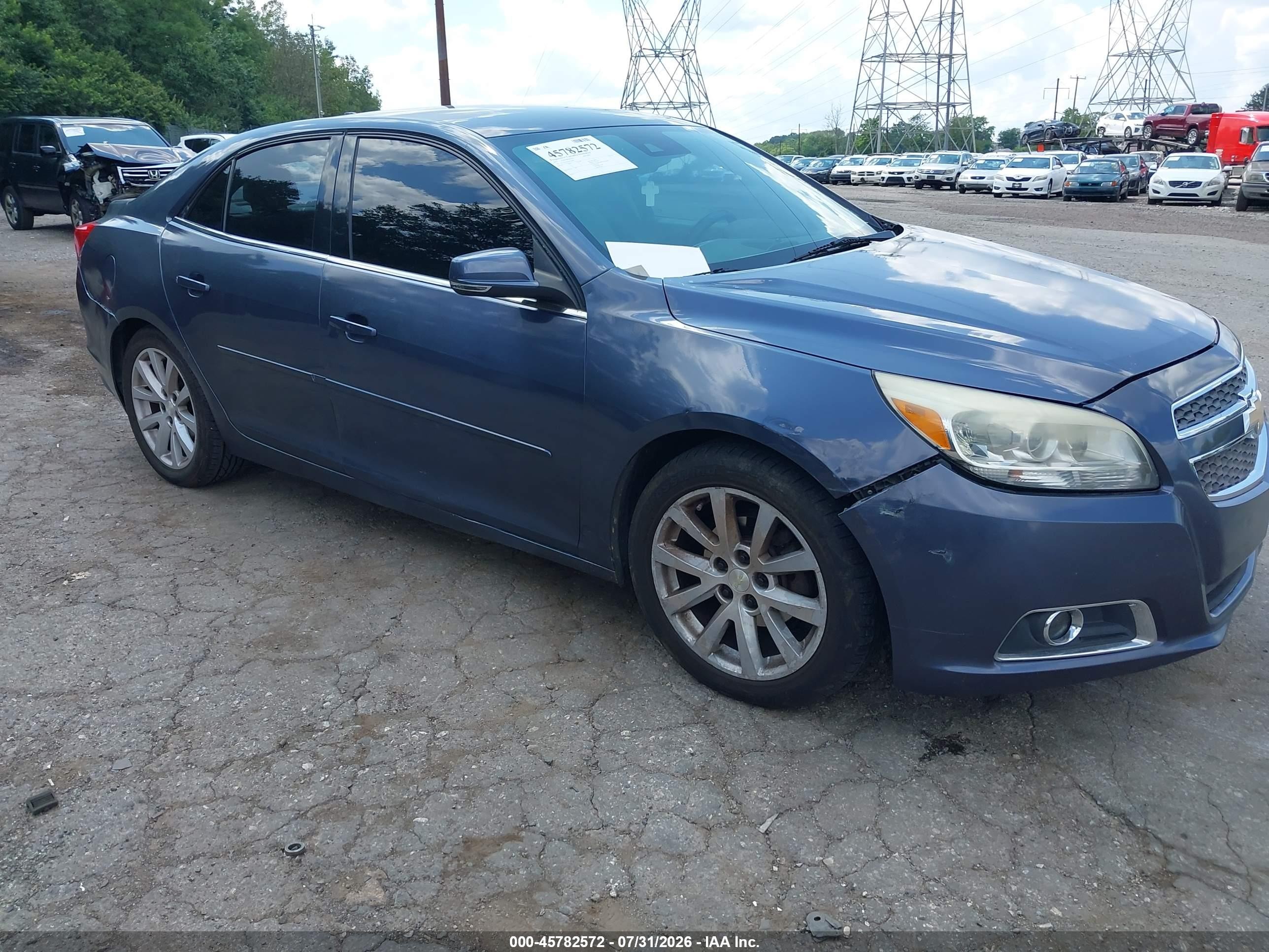 2013 Chevrolet Malibu 2lt Gray vin: 1G11E5SA7DF193395