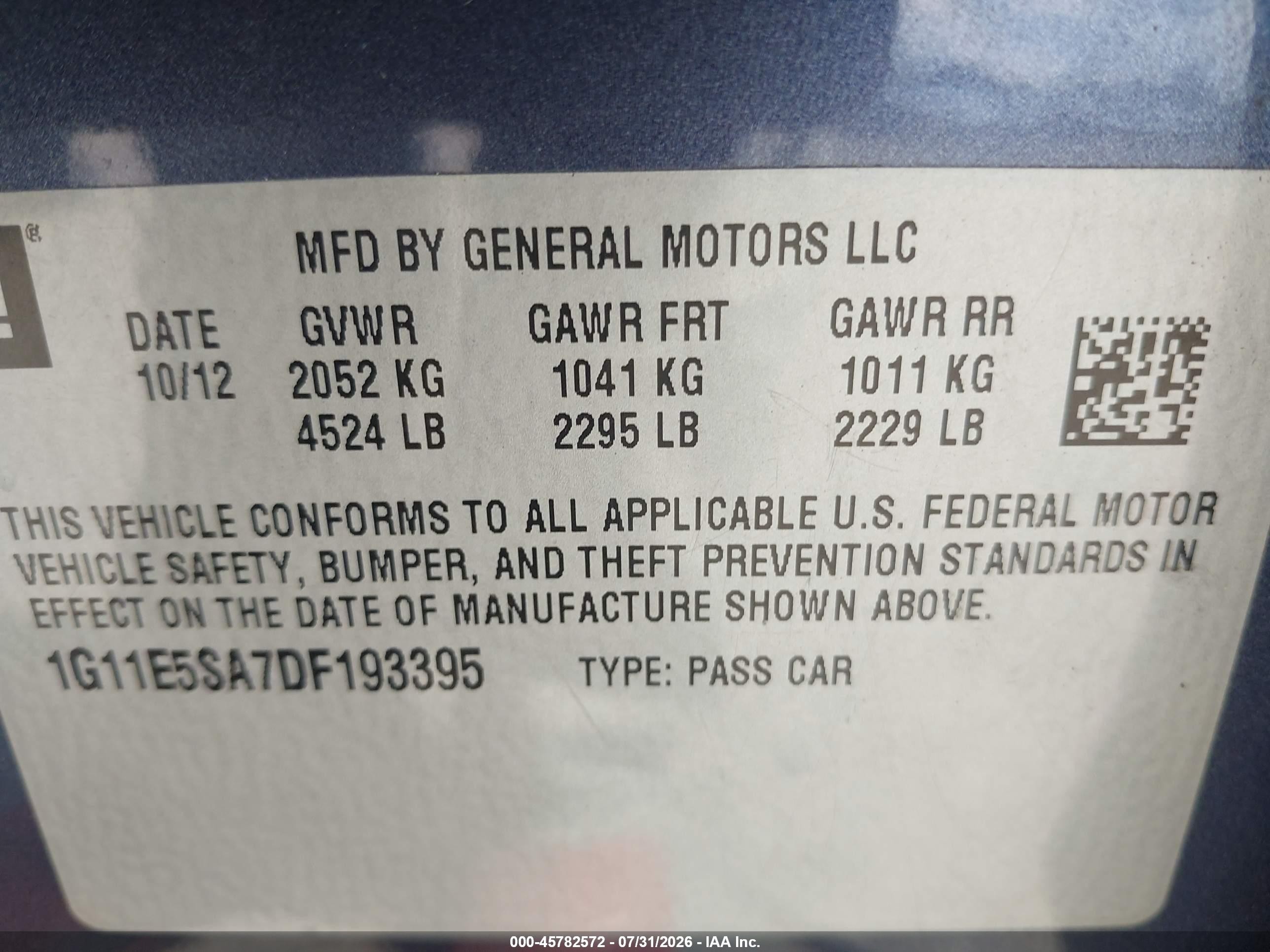 2013 Chevrolet Malibu 2lt Gray vin: 1G11E5SA7DF193395