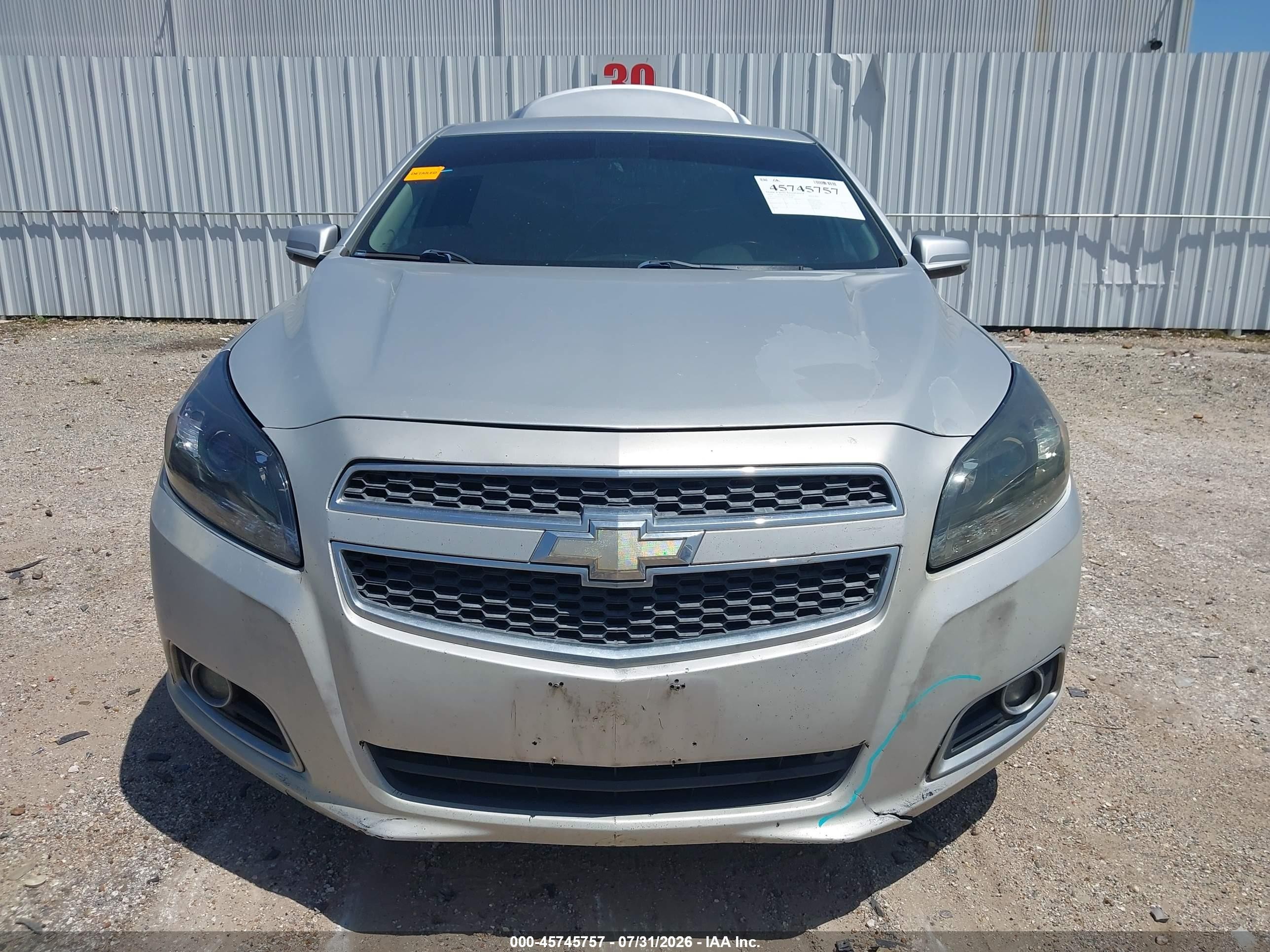 2013 Chevrolet Malibu 2lt Silver vin: 1G11E5SA7DF228288