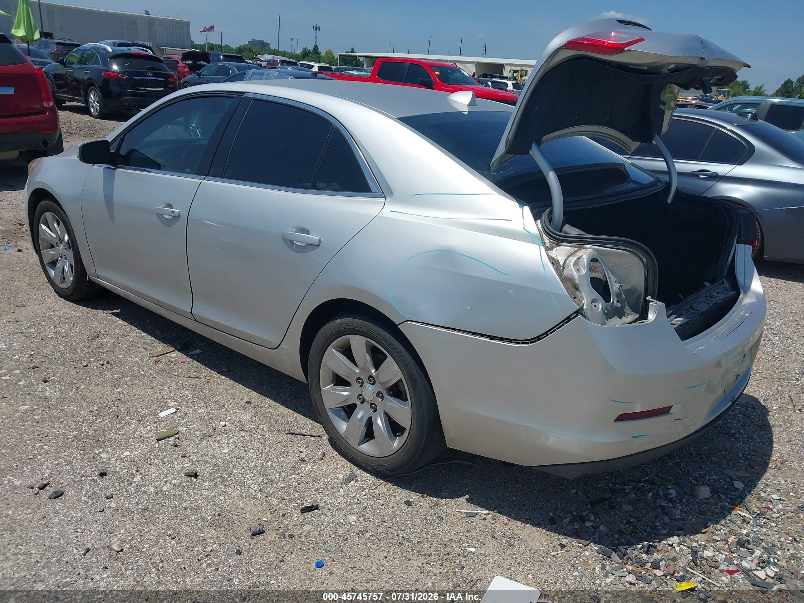 2013 Chevrolet Malibu 2lt Silver vin: 1G11E5SA7DF228288